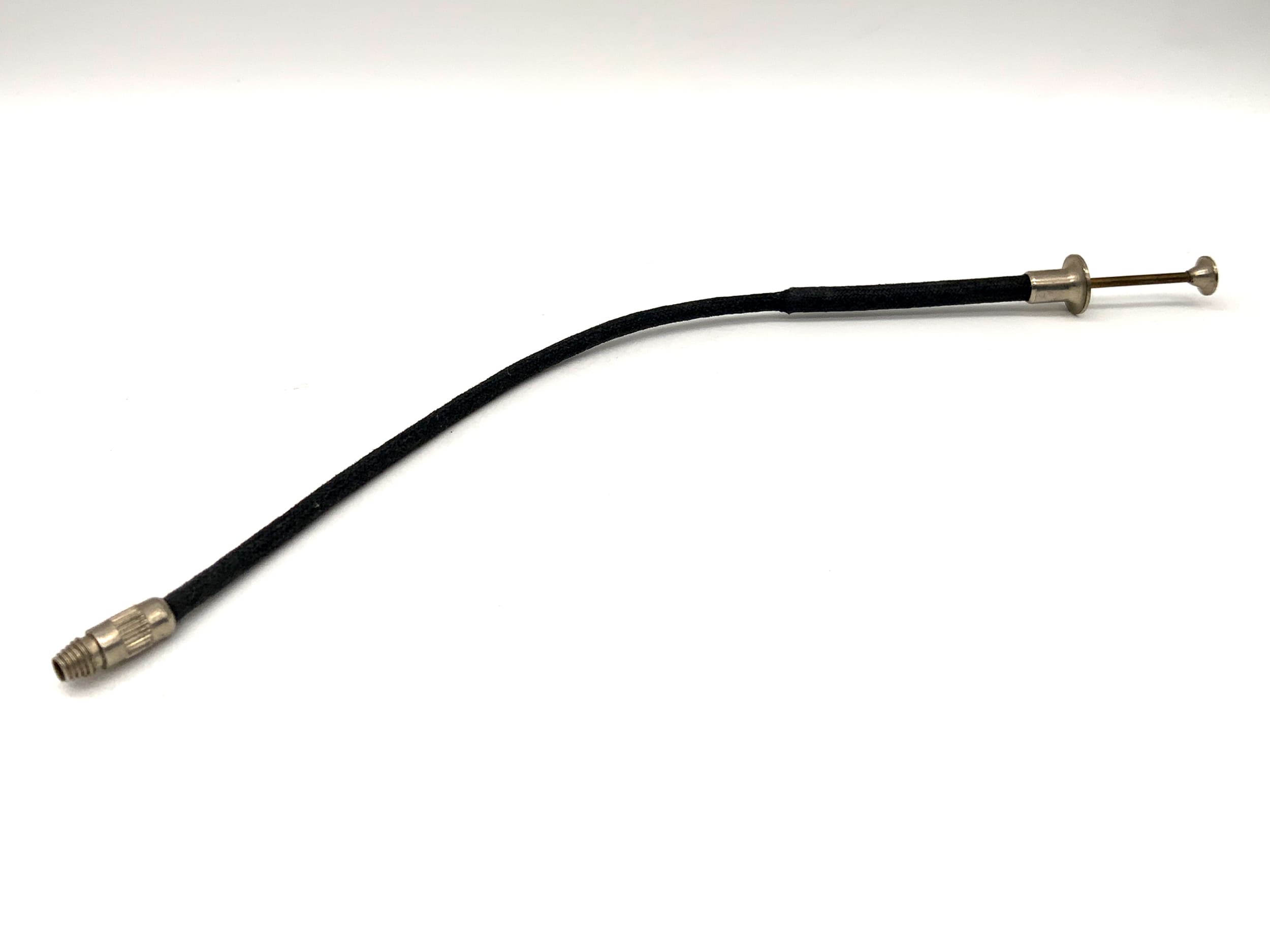 Black cable release, approx. 15cm, remote release, cable release
