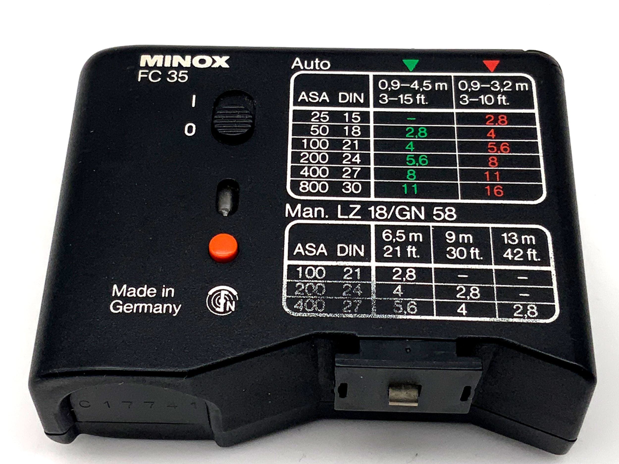 Minox FC 35 flash unit for Minox 35 camera flash, clip-on flash, flash light