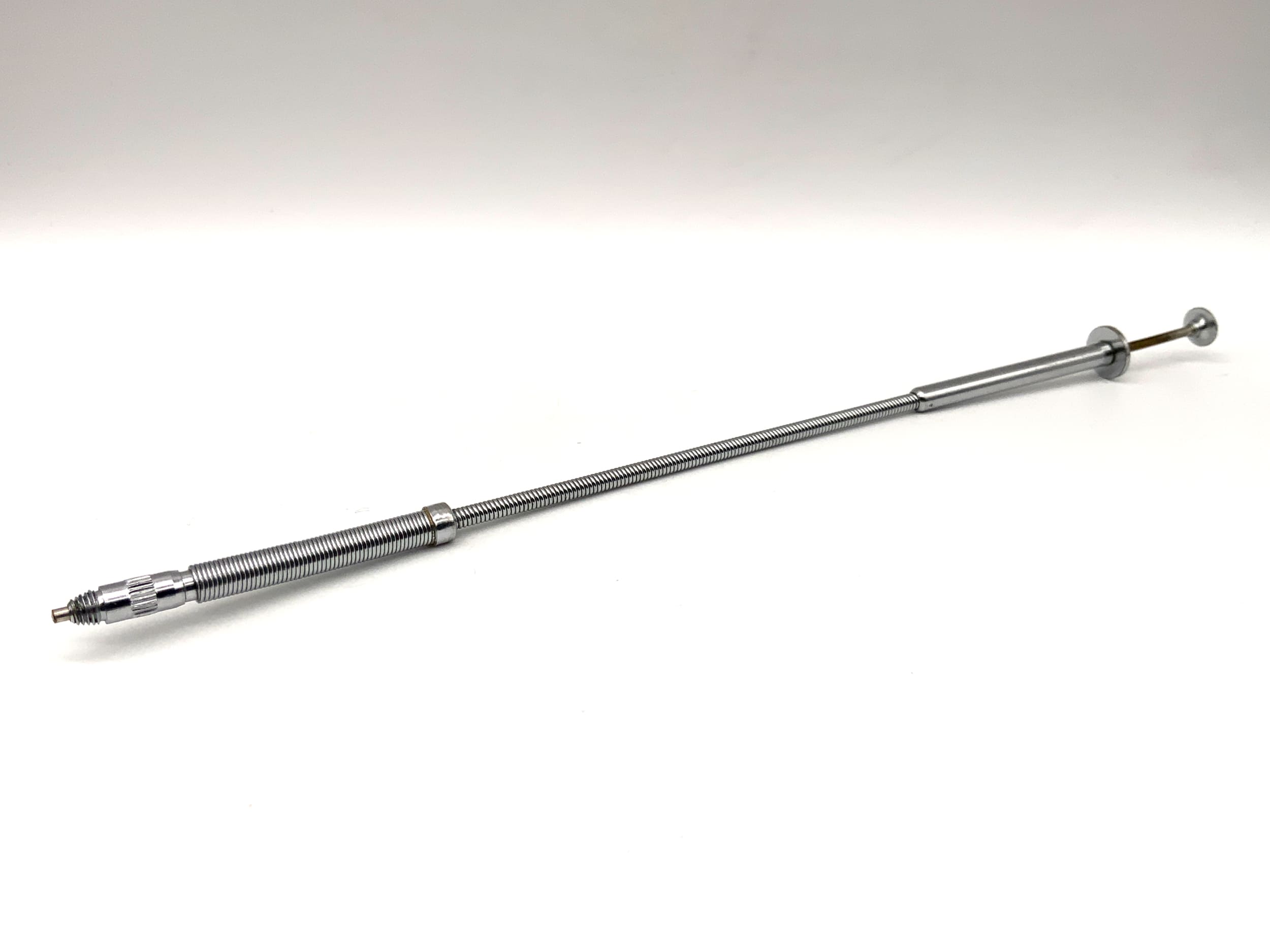 Silver cable release, approx. 15cm, remote release, cable release