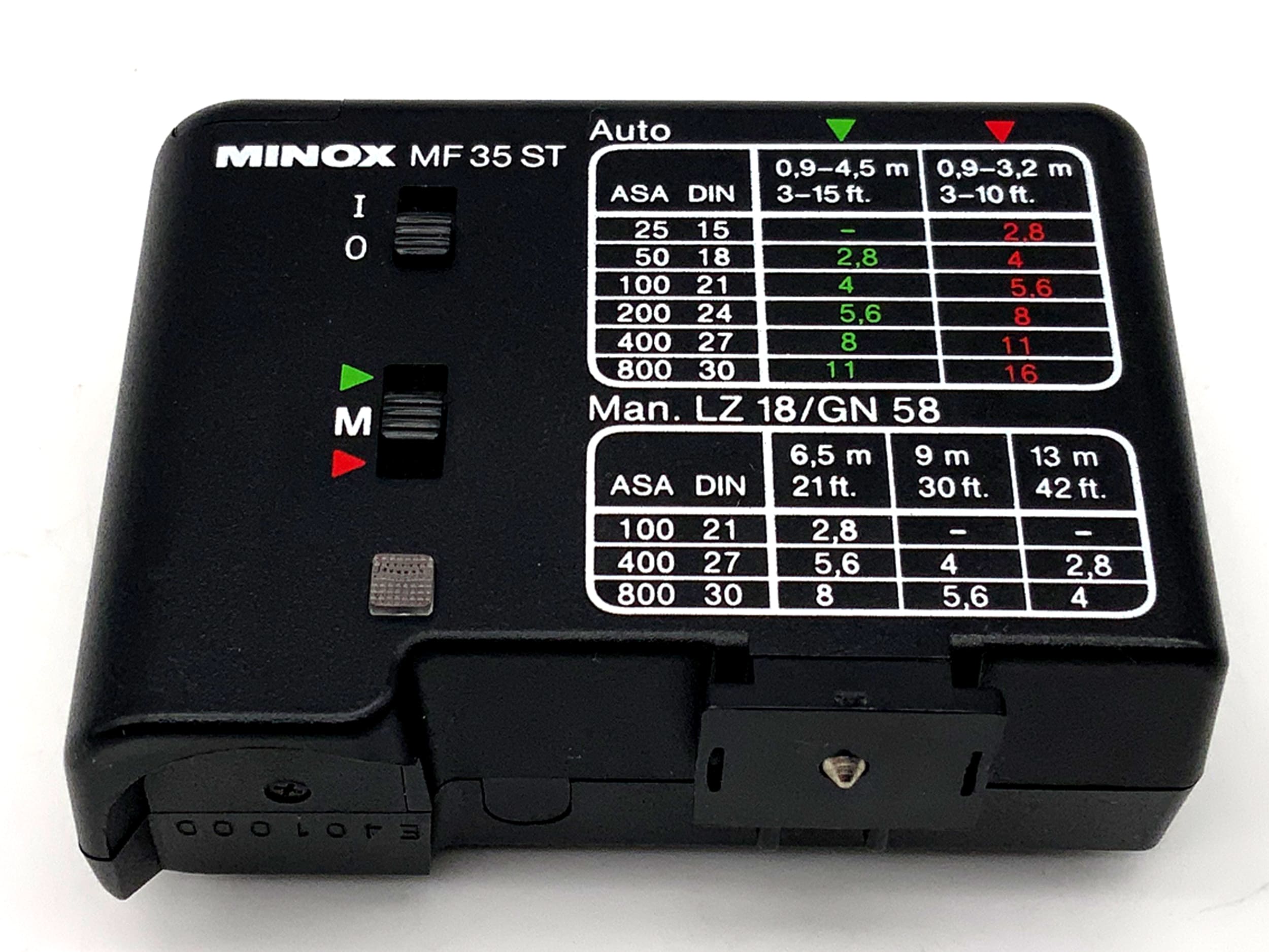 Minox MF 35 ST flash unit for Minox 35 camera flash, clip-on flash, flash light