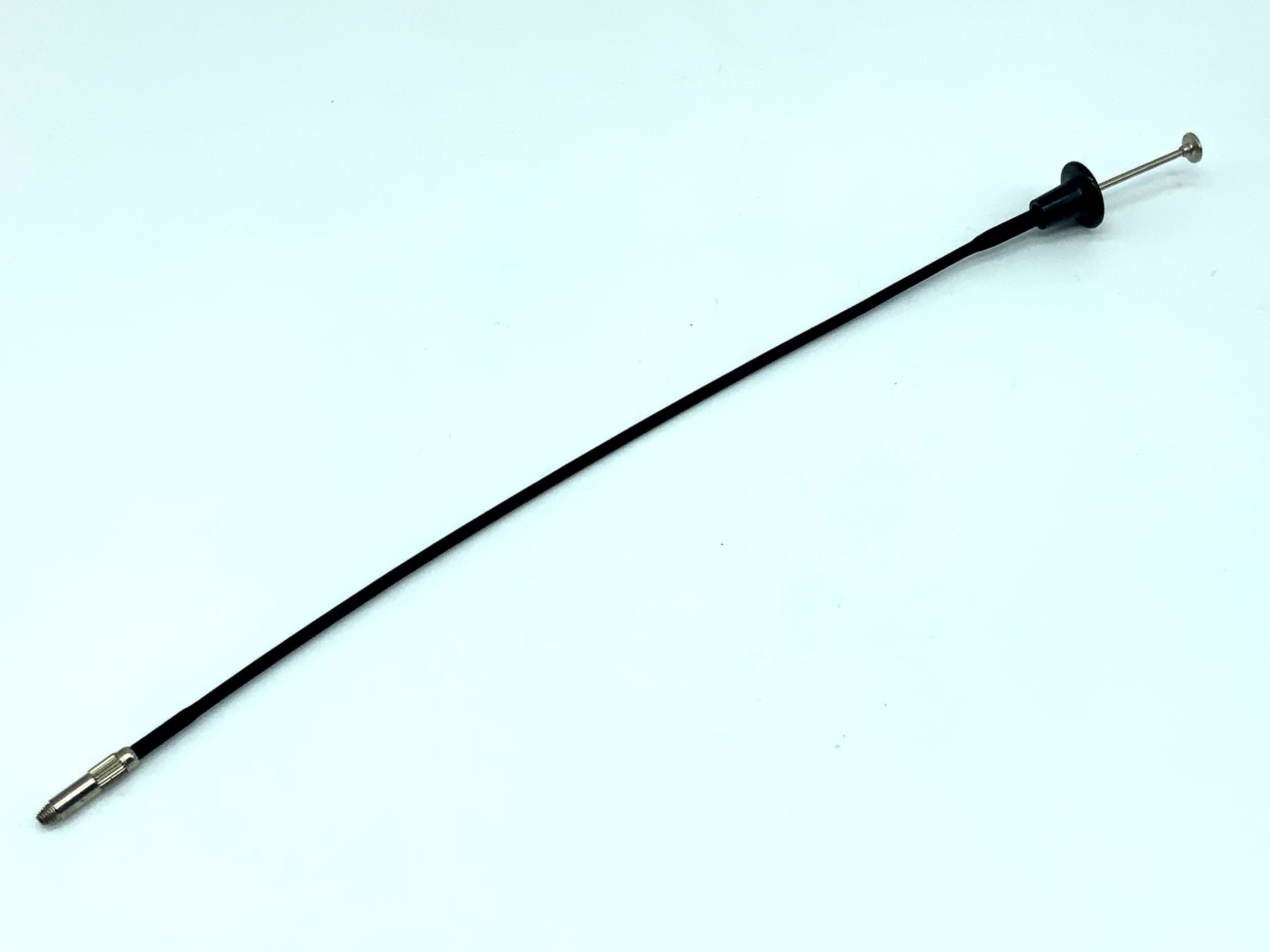 Black cable release, approx. 25cm, remote release, cable release