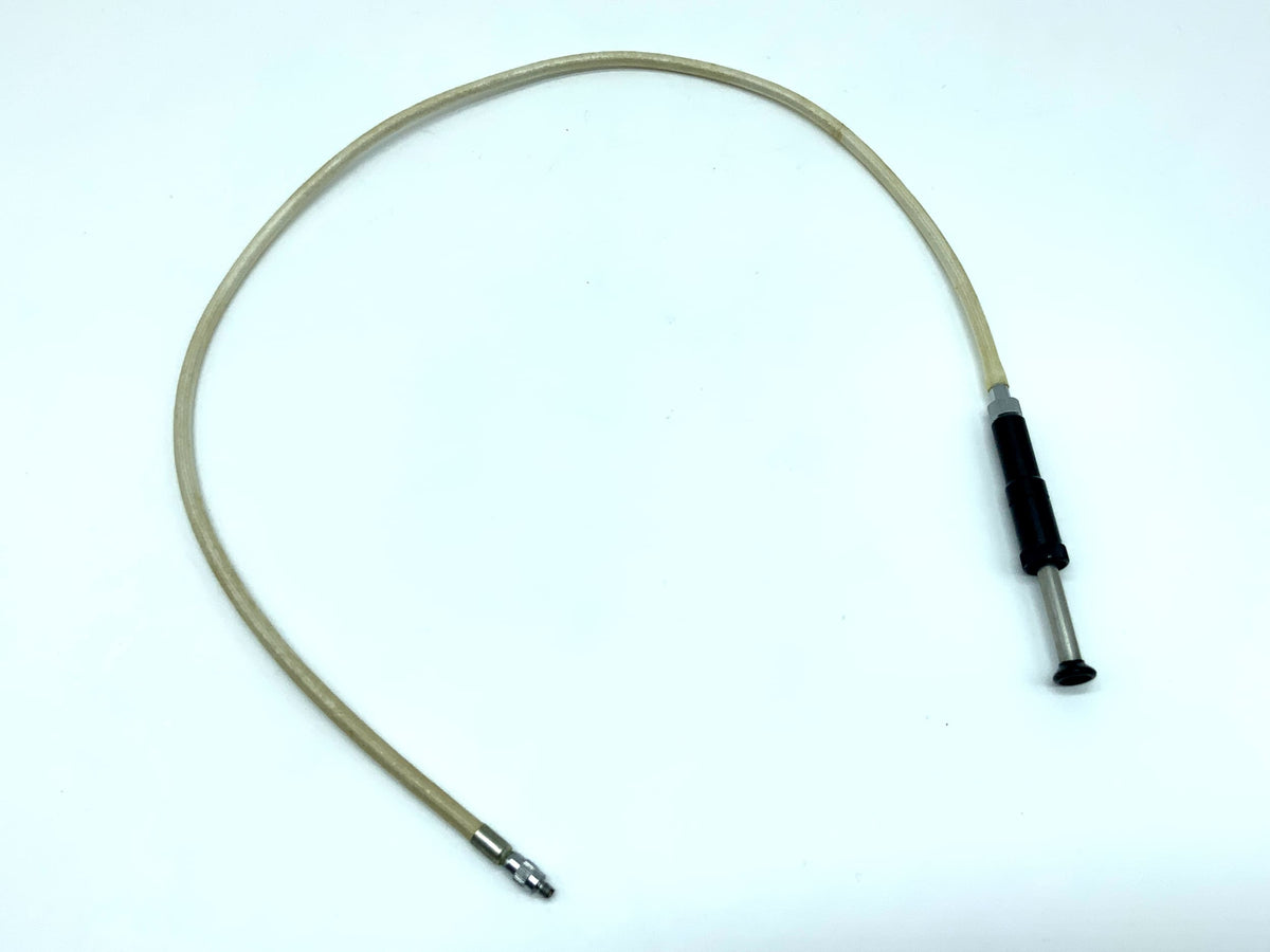 White cable release, approx. 50cm, remote release, cable release