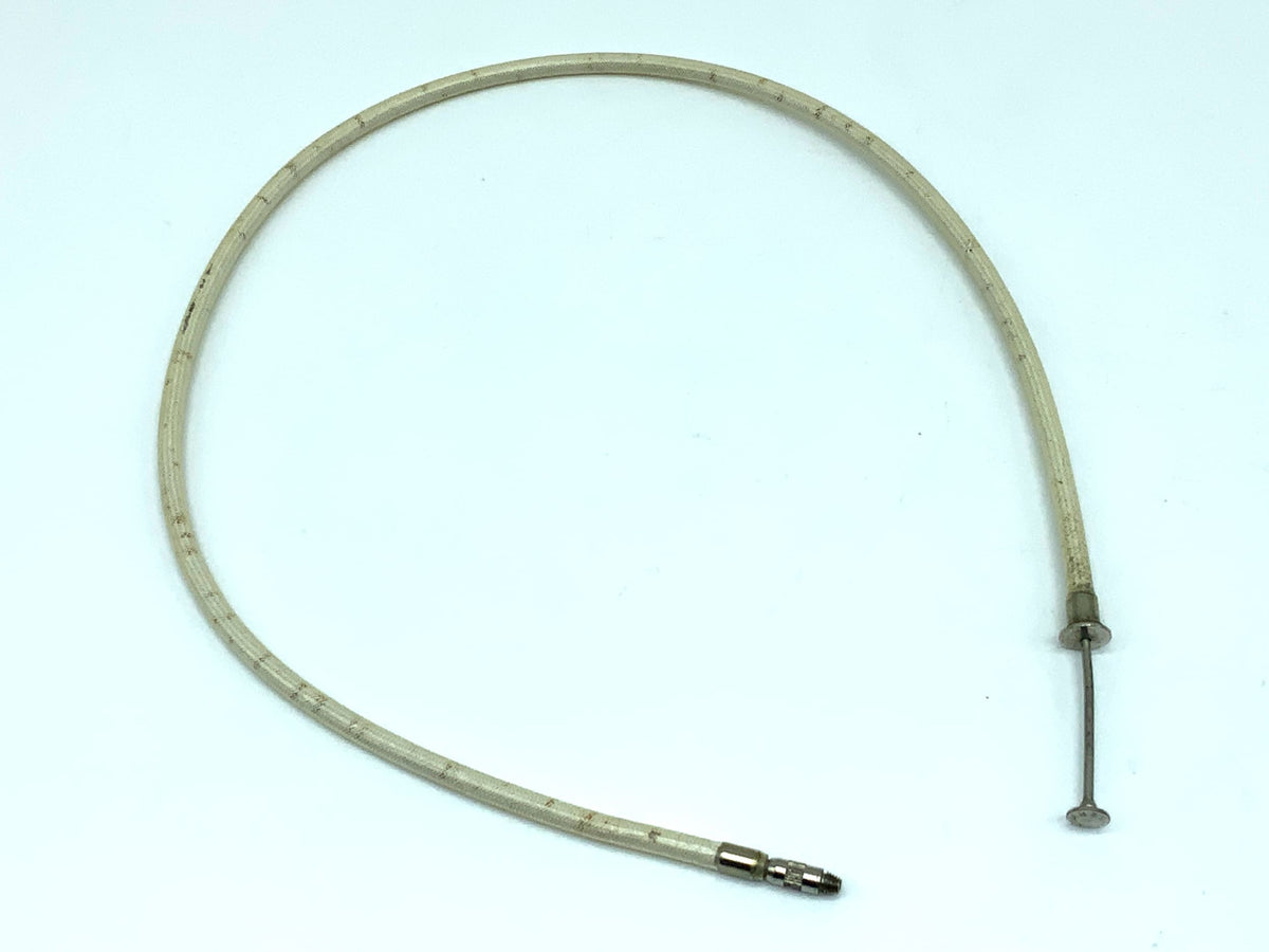 White cable release, approx. 50cm, remote release, cable release