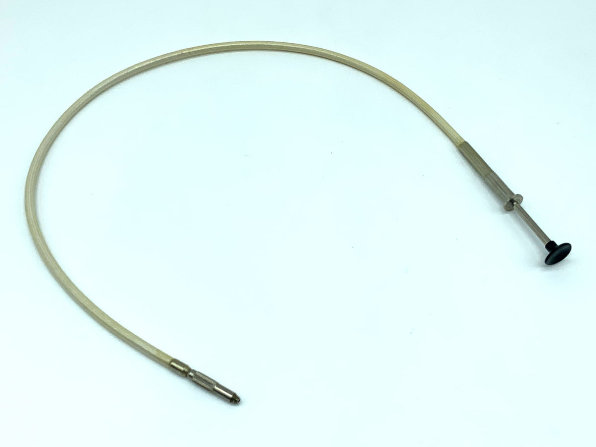 White cable release, approx. 50cm, remote release, cable release