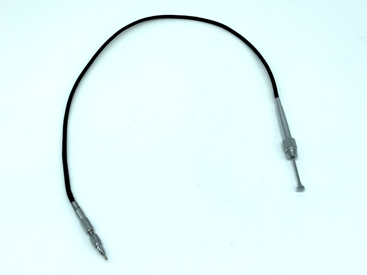 Black cable release, approx. 50cm, remote release, cable release