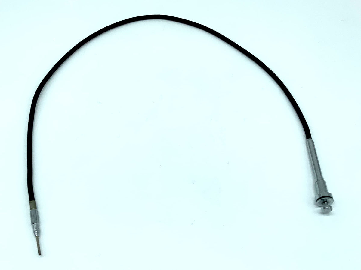 Black cable release, approx. 50cm, with locking mechanism, remote release cable release
