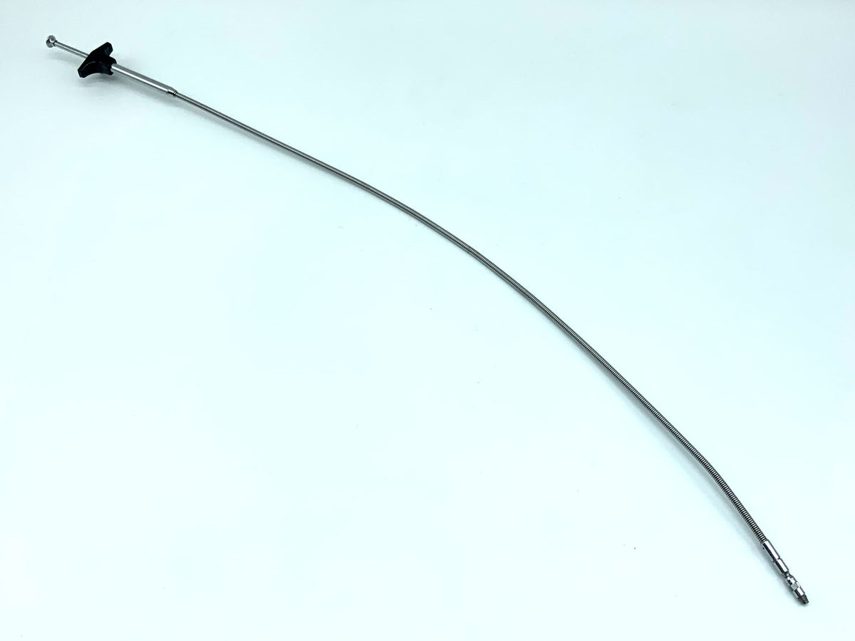 Metal cable release, approx. 50cm, with locking mechanism, remote release cable release