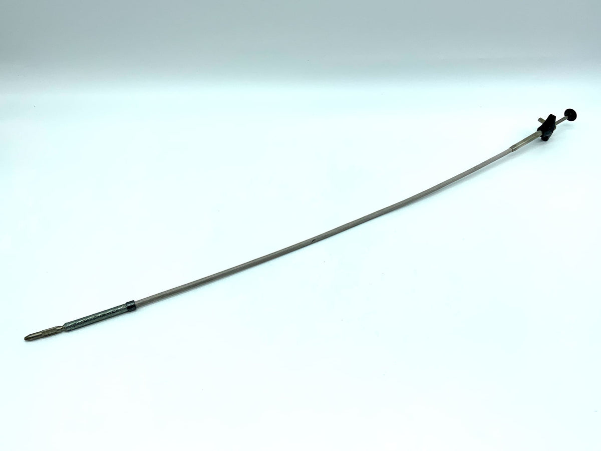 Grey cable release, approx. 50cm, with locking mechanism, remote release cable release