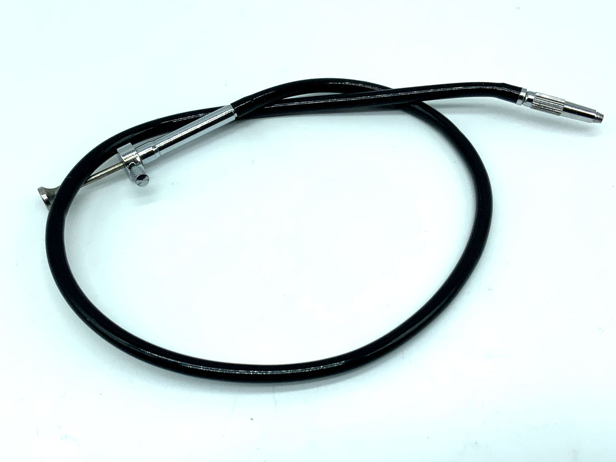 Black cable release, approx. 50cm, with locking mechanism, remote release cable release