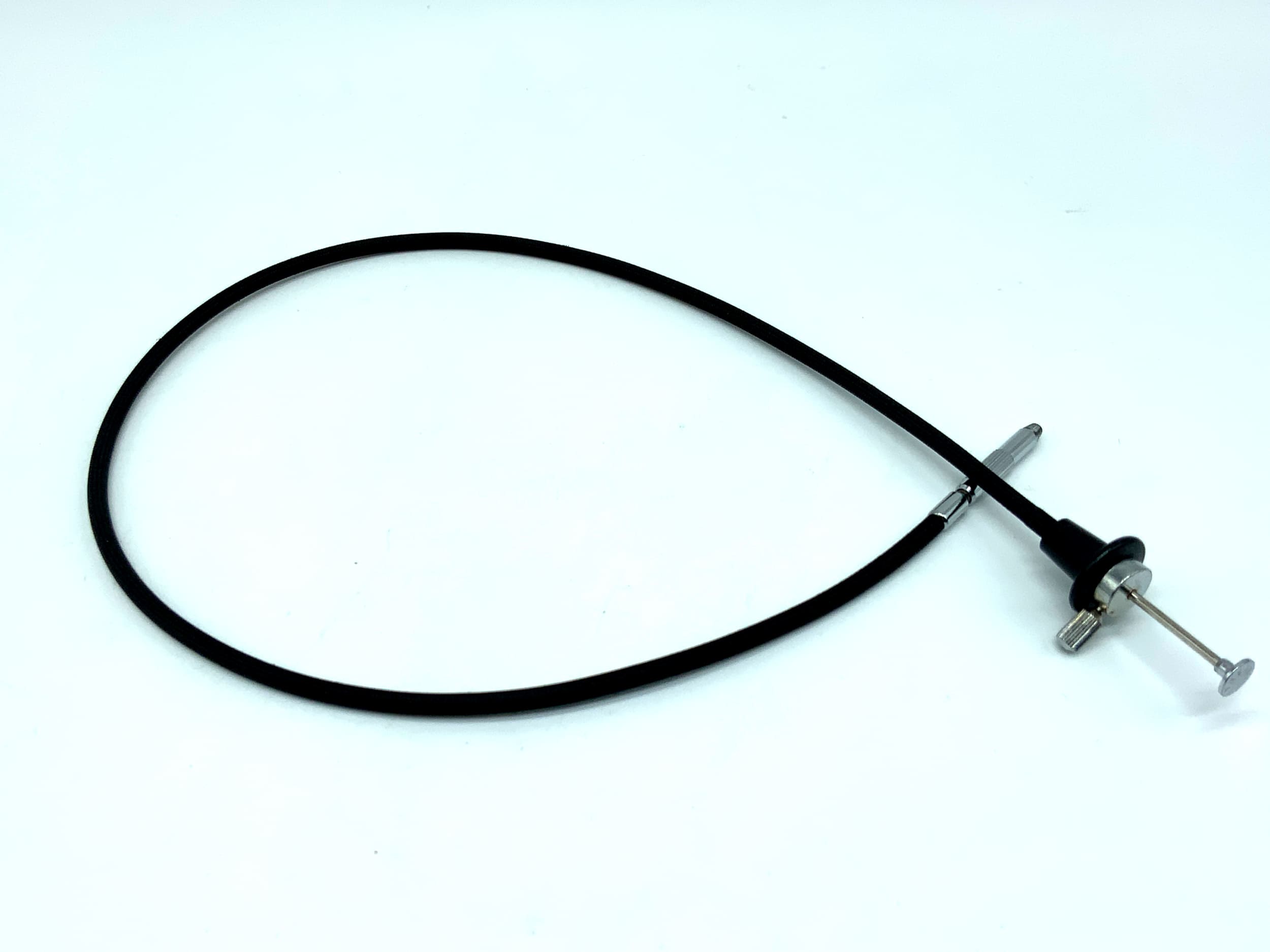 Black cable release, approx. 50cm, with locking mechanism, remote release cable release