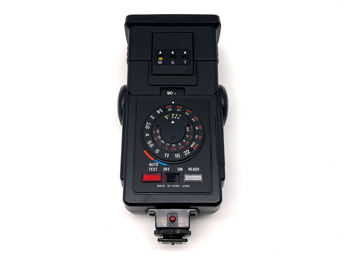 Hanimex TZ1 flash unit, medium contact, universal camera flash, clip-on flash