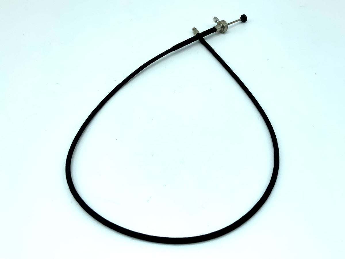 Black cable release, approx. 50cm, with locking mechanism, remote release cable release