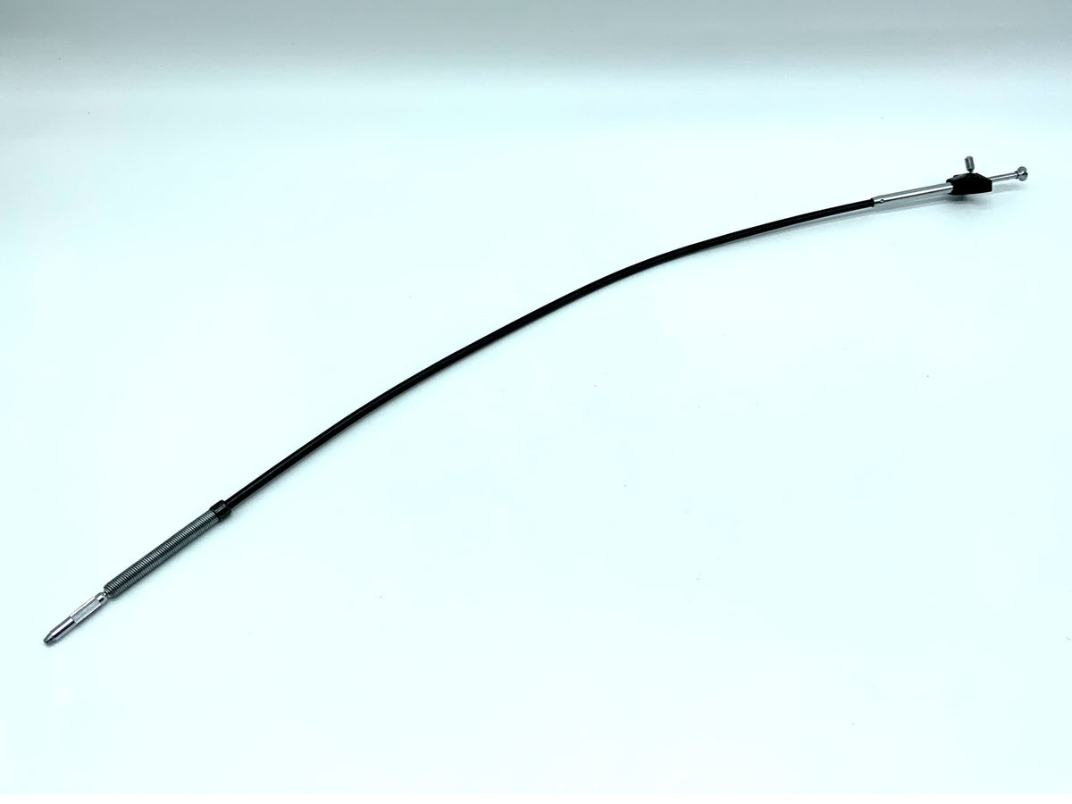 Black cable release, approx. 50cm, with locking mechanism, remote release cable release