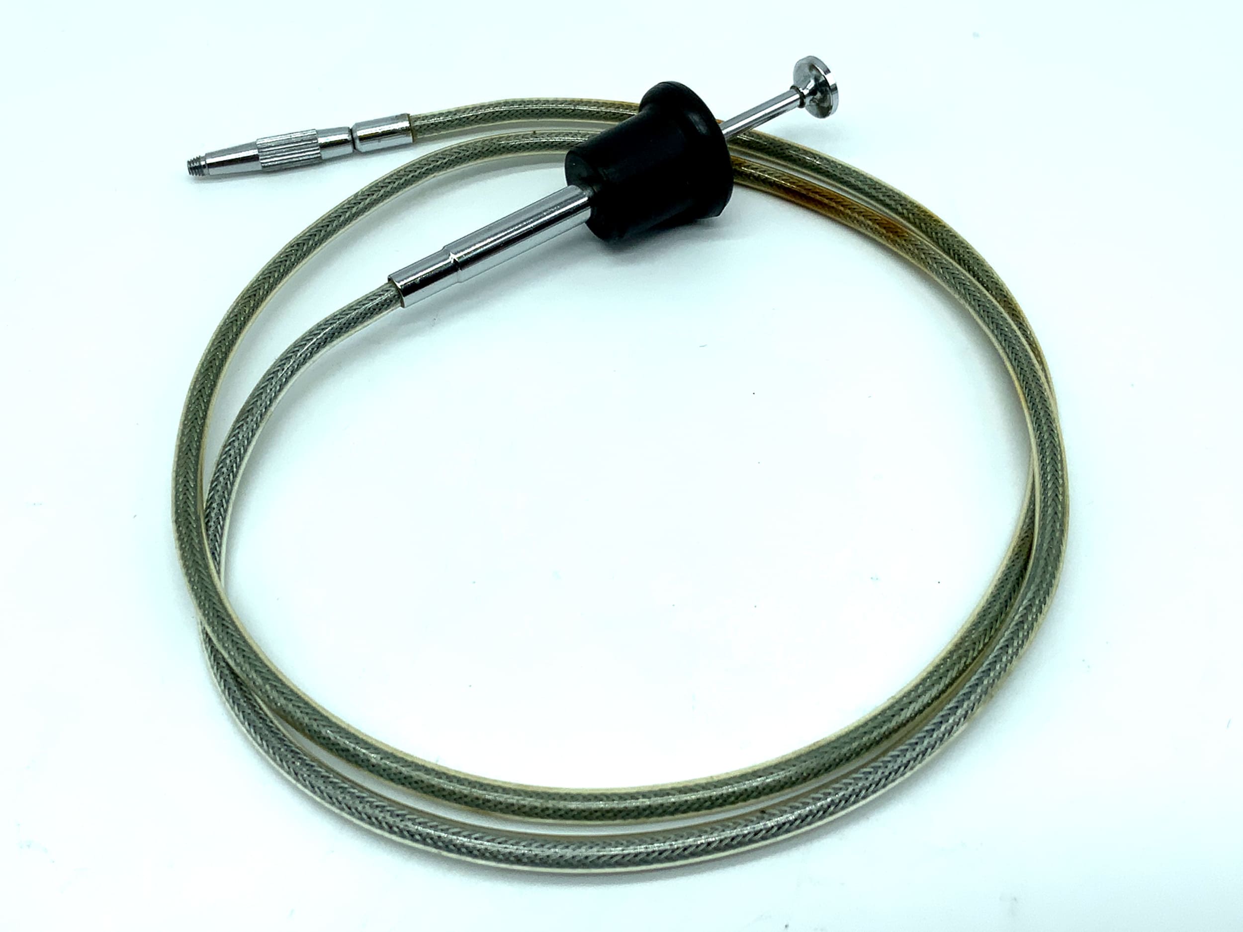 Silver cable release, approx. 80cm, remote release, cable release