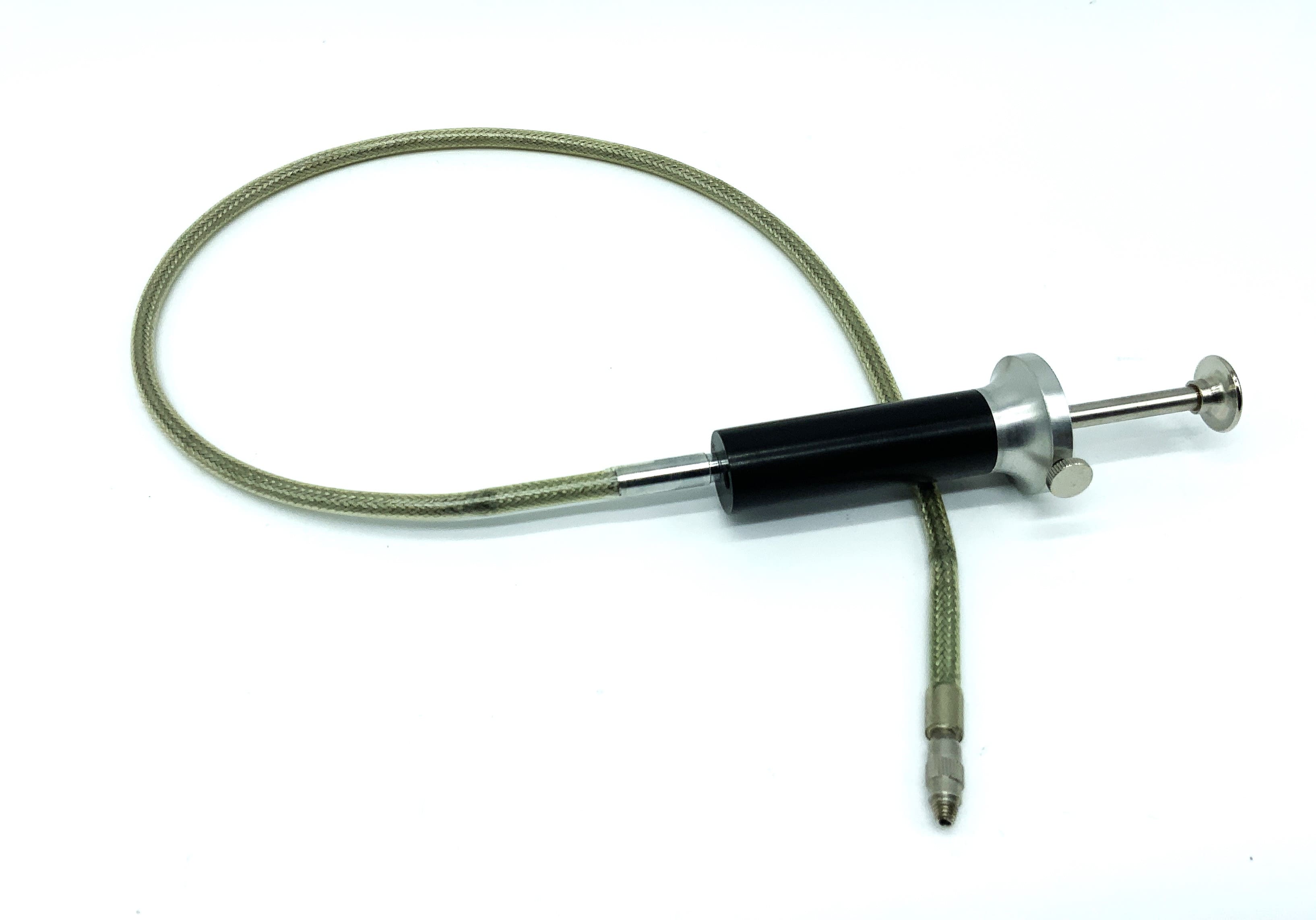 Prontor AGC cable release, silver, approx. 45cm, with locking mechanism, remote release
