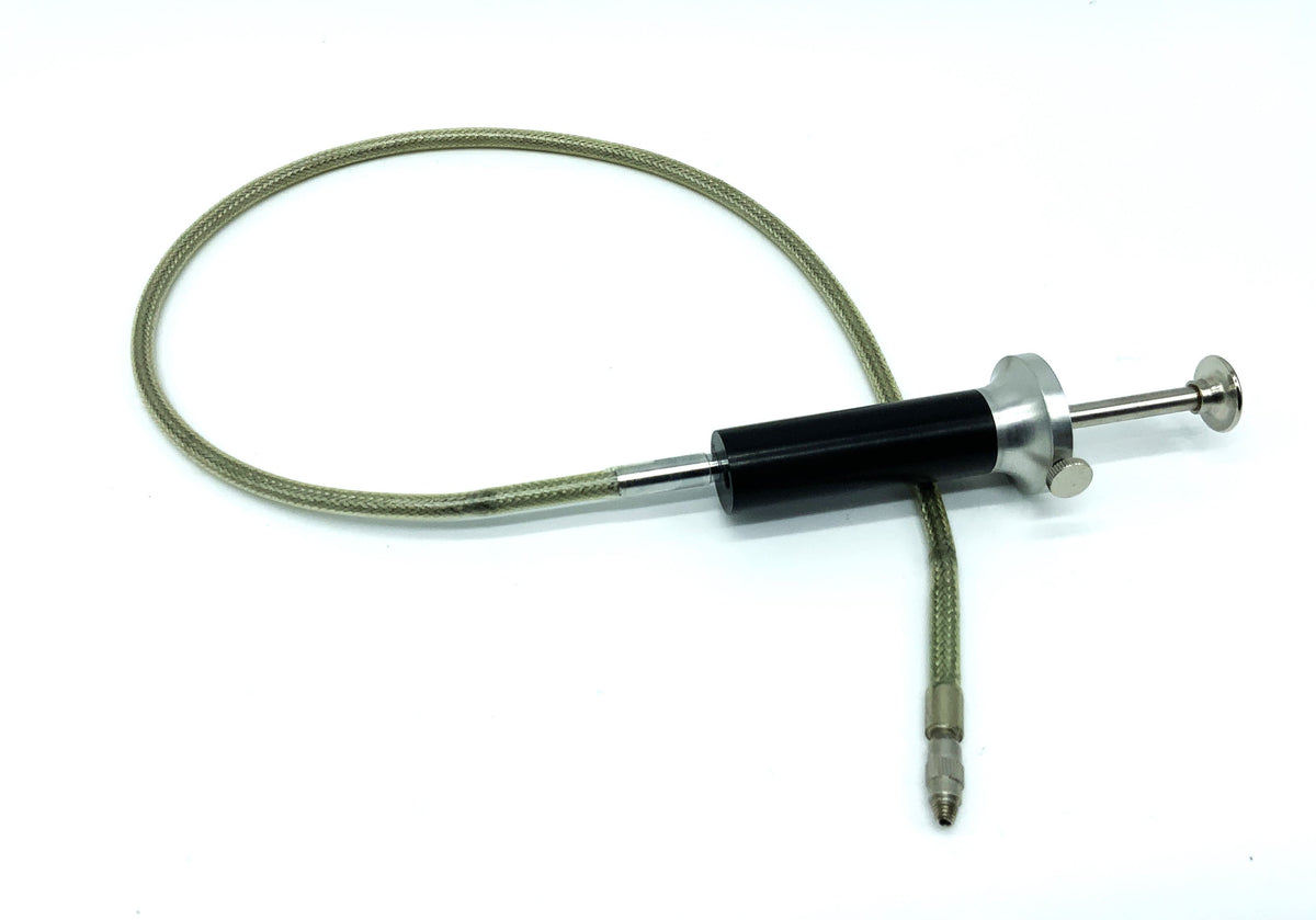 Prontor AGC cable release, silver, approx. 45cm, with locking mechanism, remote release