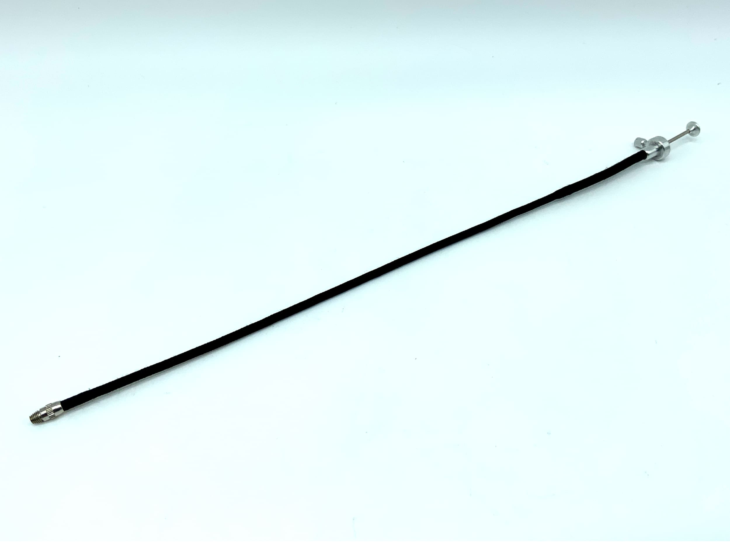Büttner cable release, black, approx. 25cm, with locking mechanism, remote release