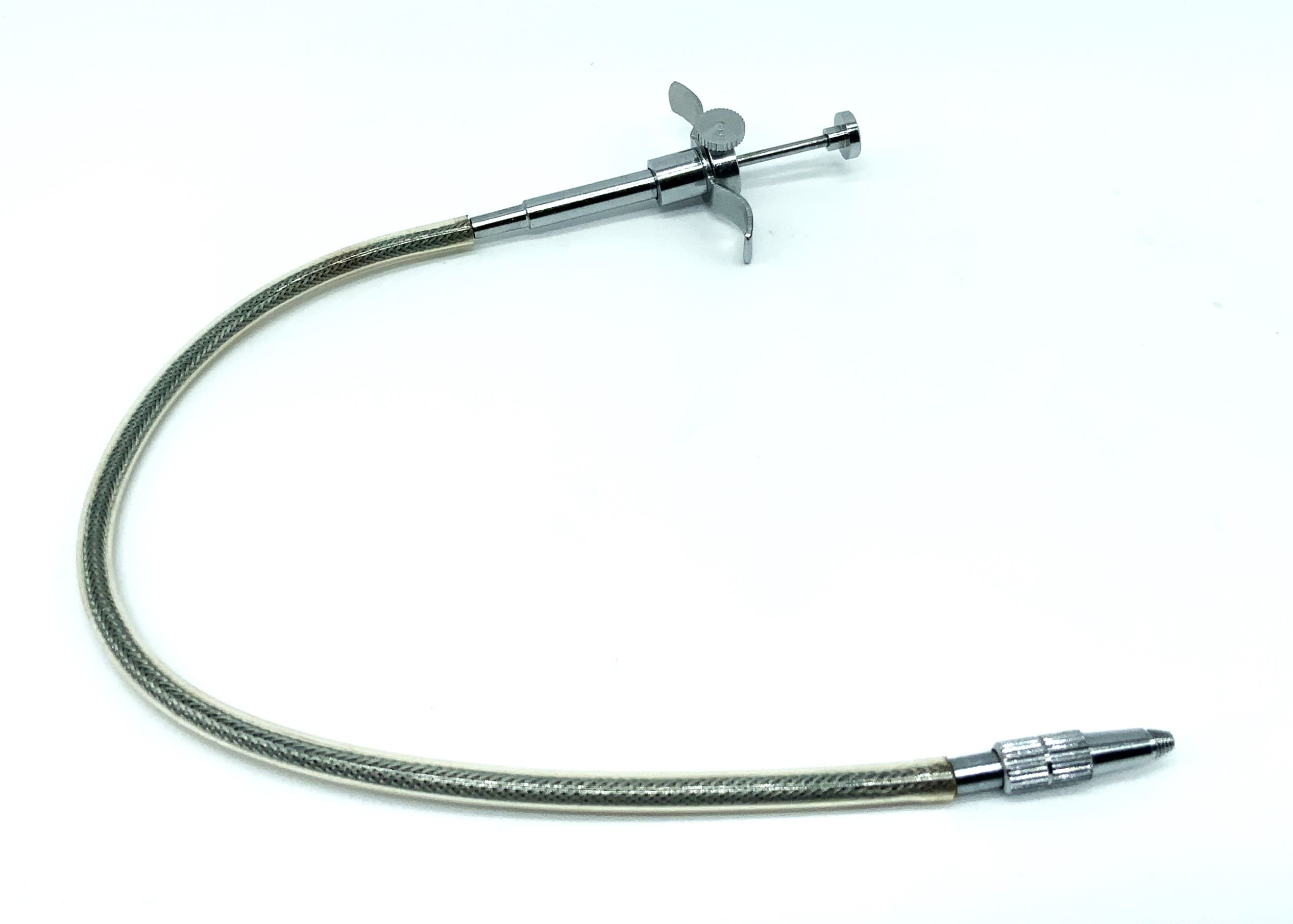 Metal cable release, approx. 25cm, with locking mechanism, remote release cable release