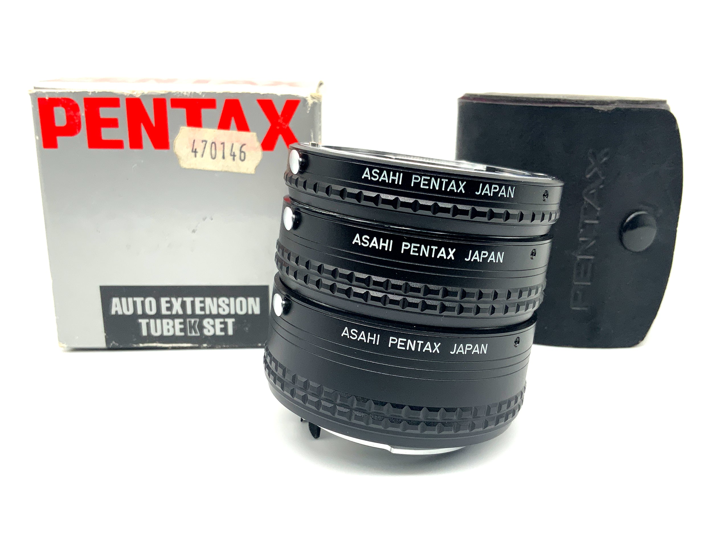 Asahi Pentax Auto Extension Tube K Set Zwischenring 12mm+19mm+26mm OVP(Pentax K)