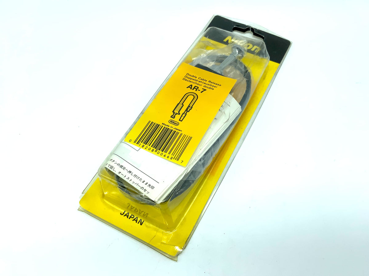 Nikon AR-7 Dual Cable Release, Black with Locking Mechanism, in Original Packaging, Remote Release
