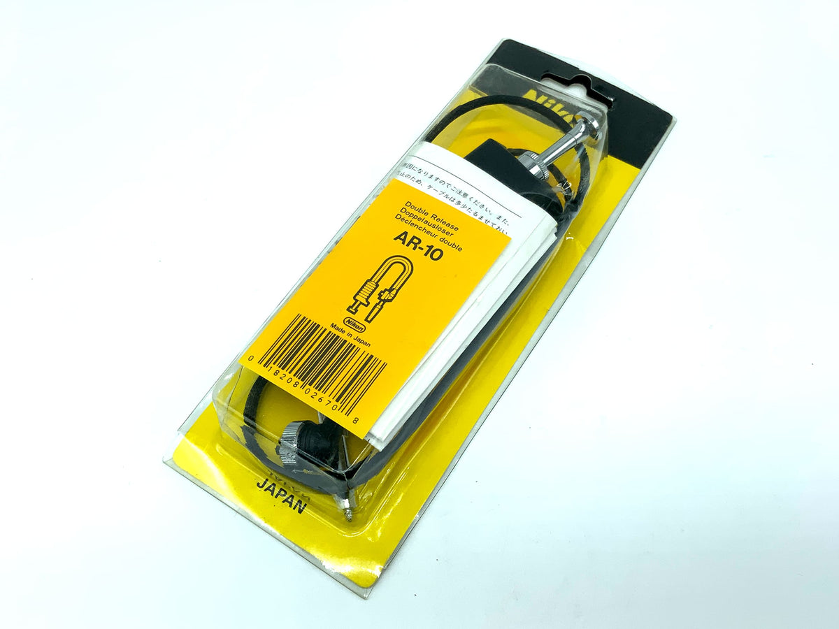 Nikon AR-10 Dual Cable Release, Black with Locking Mechanism, in Original Packaging, Remote Release