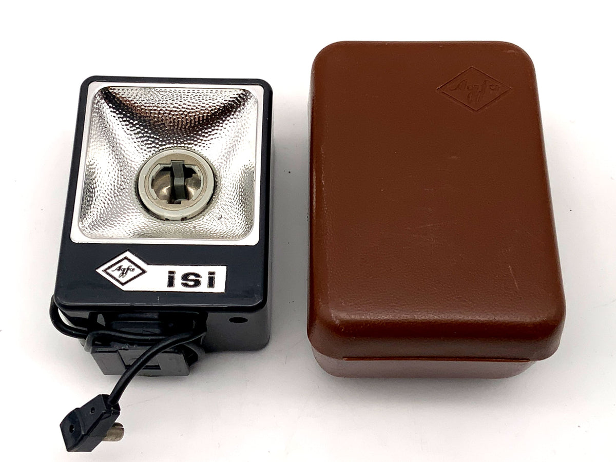 Agfa iSi flash unit without lamps, with bag, camera flash, clip-on flash