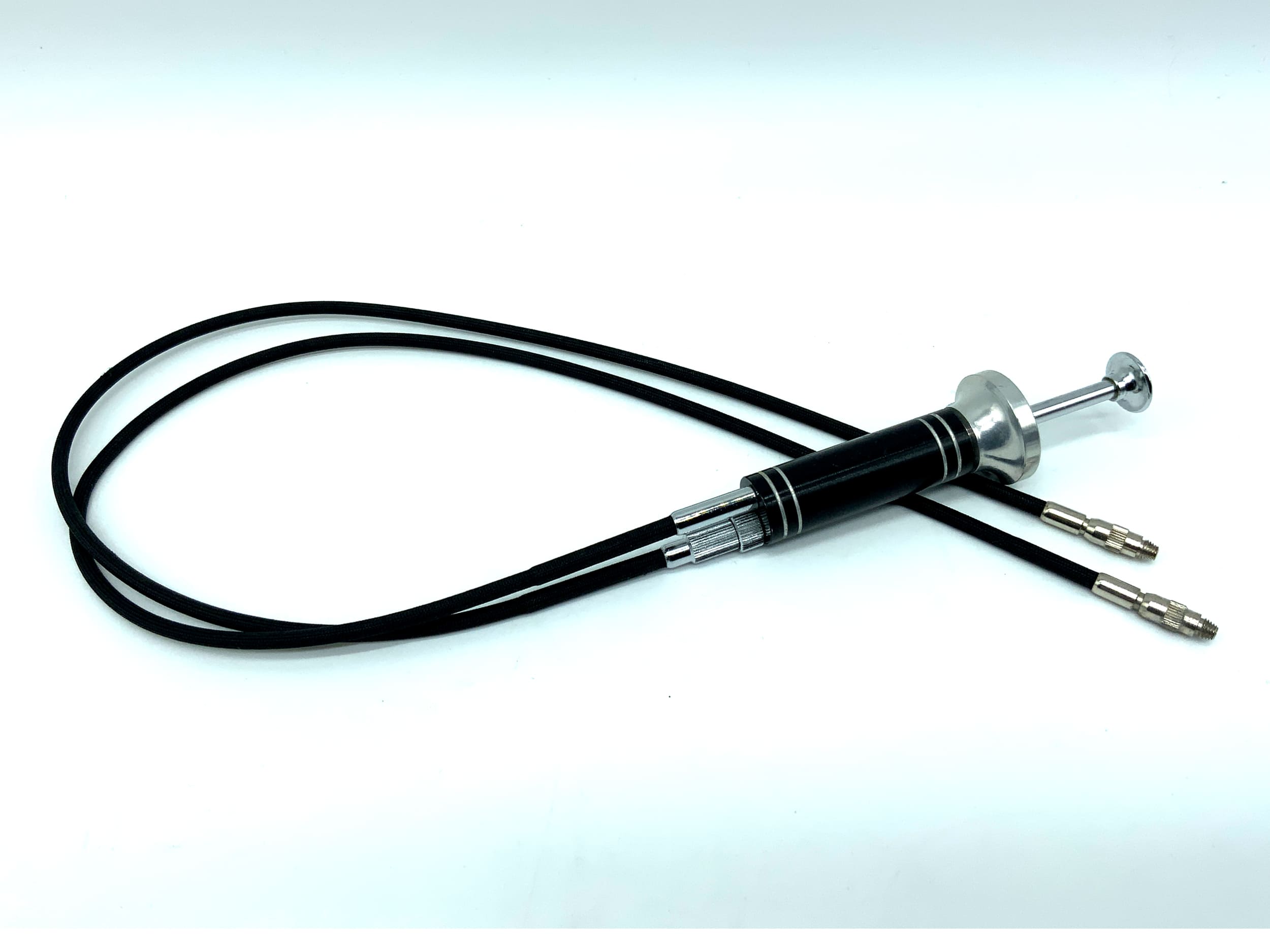 Prontor AGC Double Cable Release, Black, Approx. 45cm, with Locking Mechanism, Remote Release