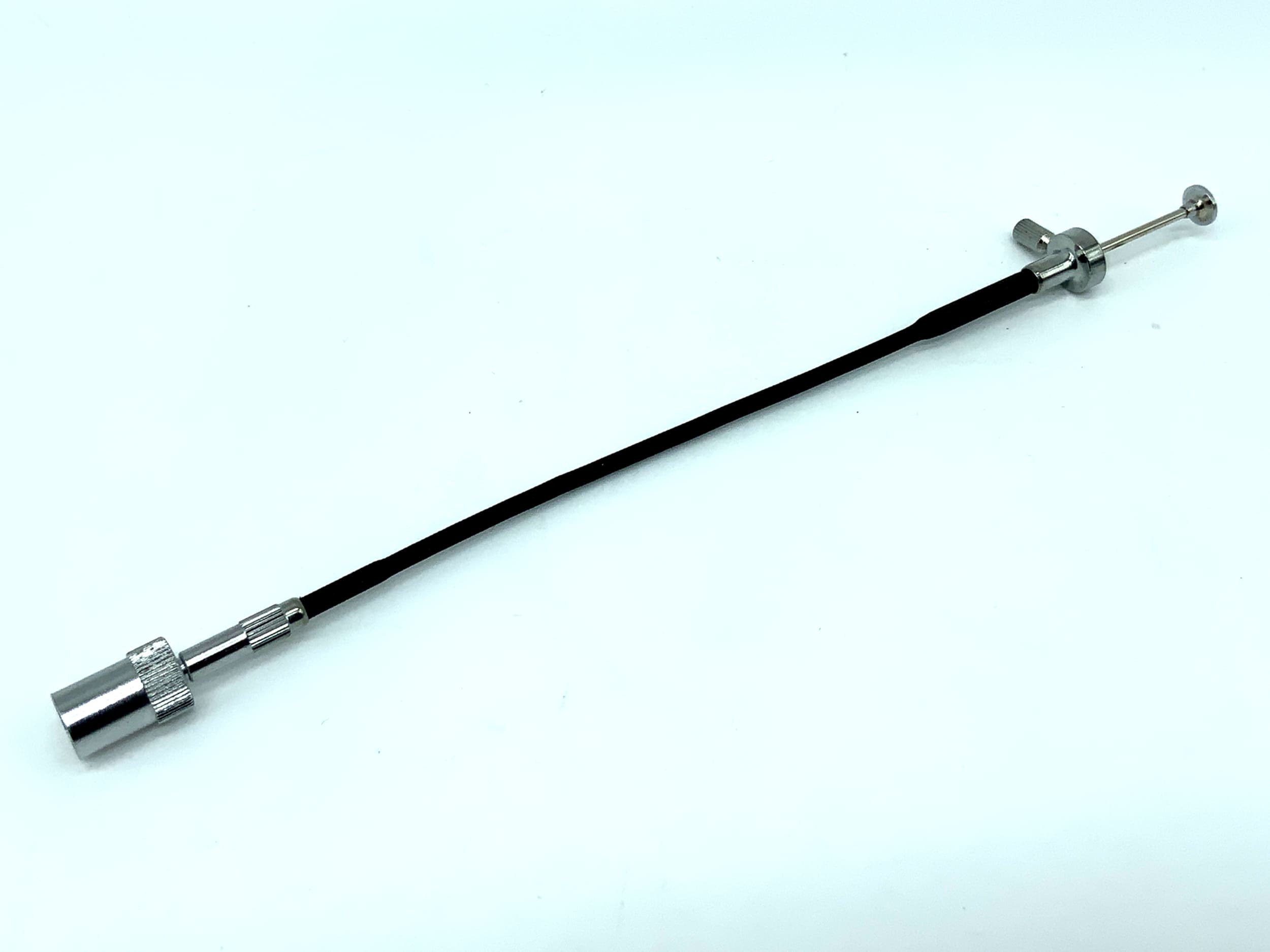 Black cable release, approx. 15cm, with locking mechanism for Leica bell remote release