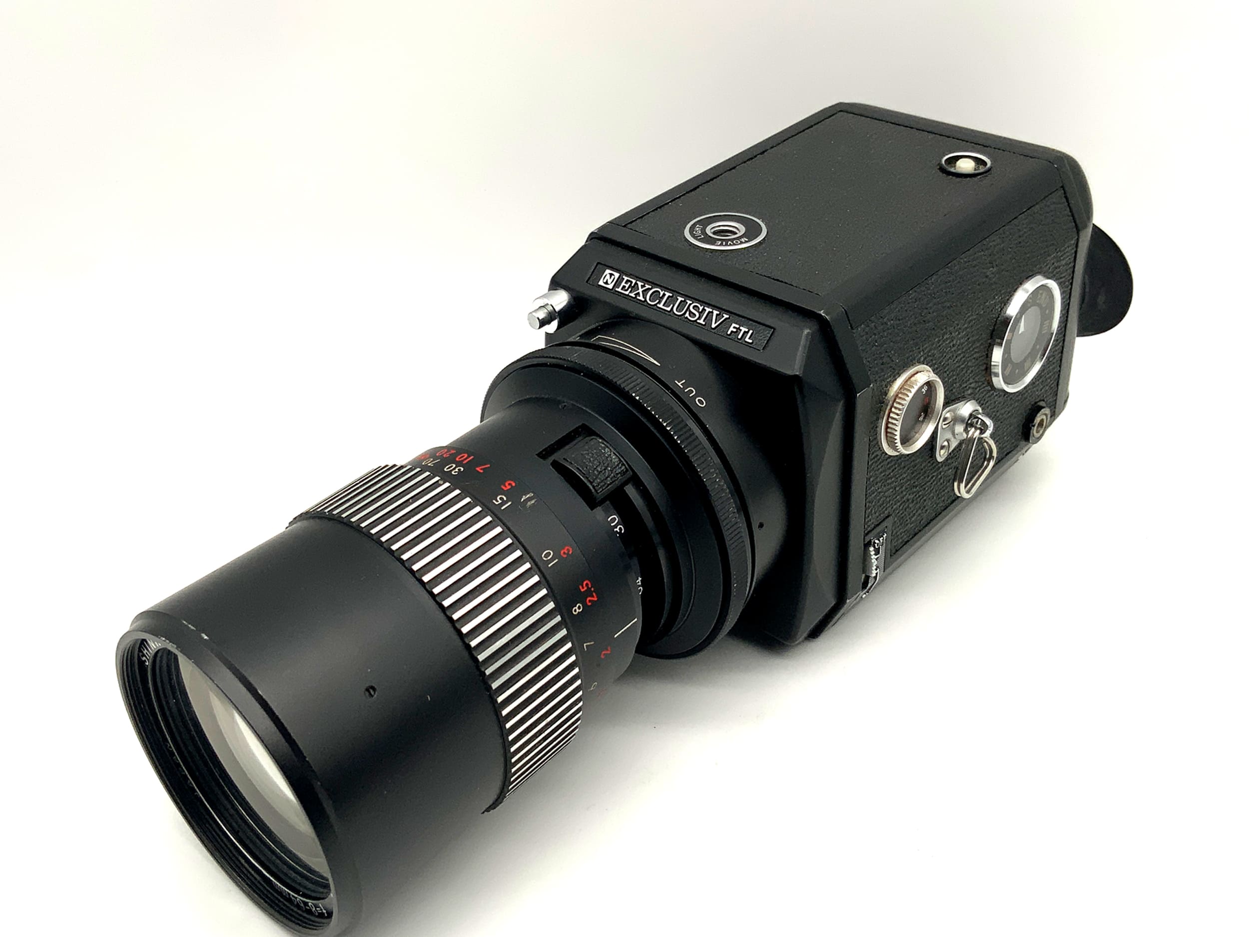 Nalcom Exclusive FTL Synchro Zoom film camera with Shinkor 8x F:1.8 f=8-64 Super 8