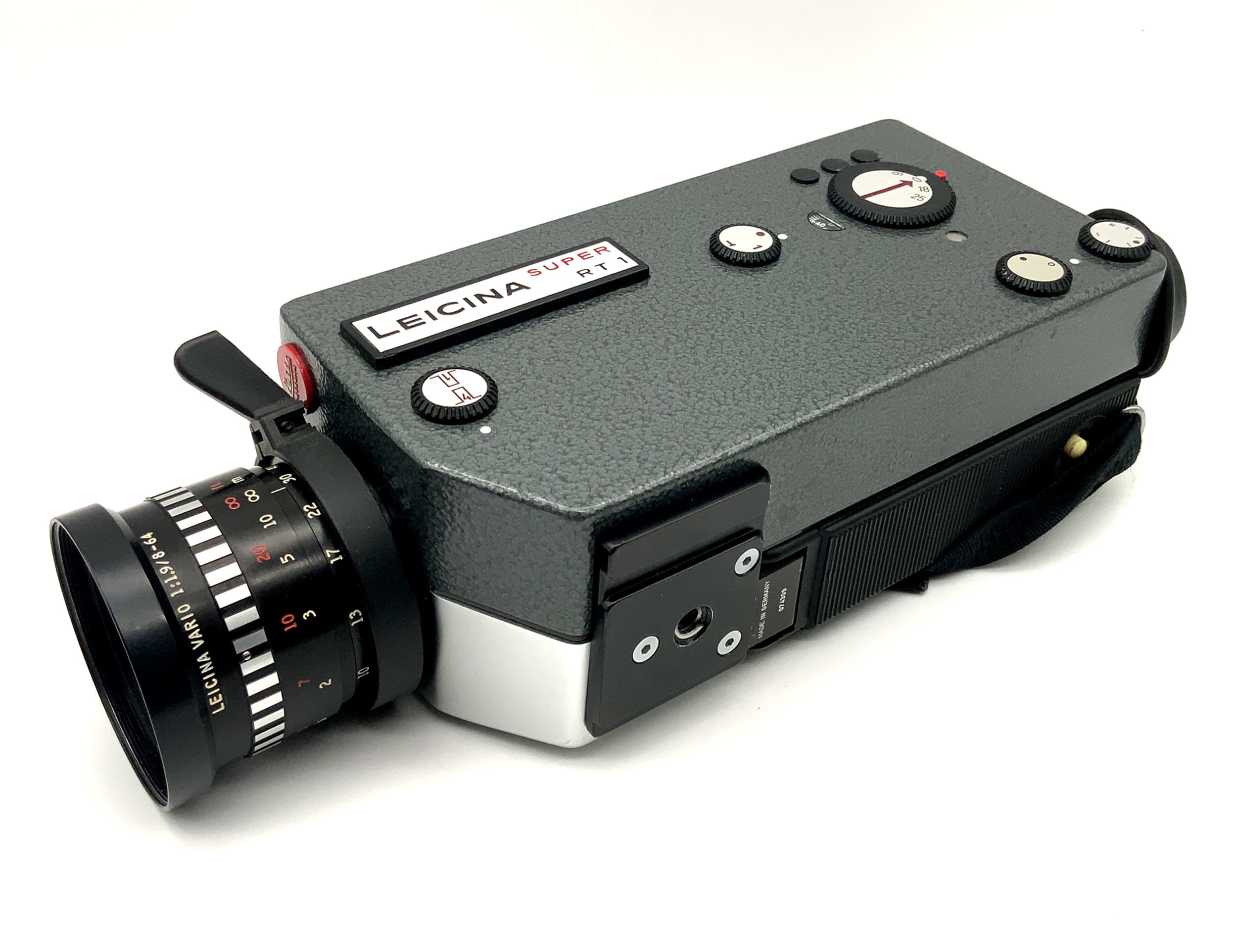 Leitz Leicina Super RT1 film camera with Vario 1:1.9/8-64 Super 8 film