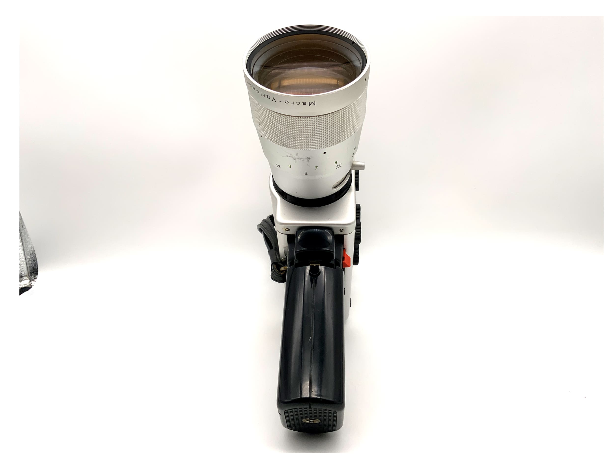 Braun Nizo 801 macro film camera with Macro Variogon 1.8/7-80 Super 8 narrow film