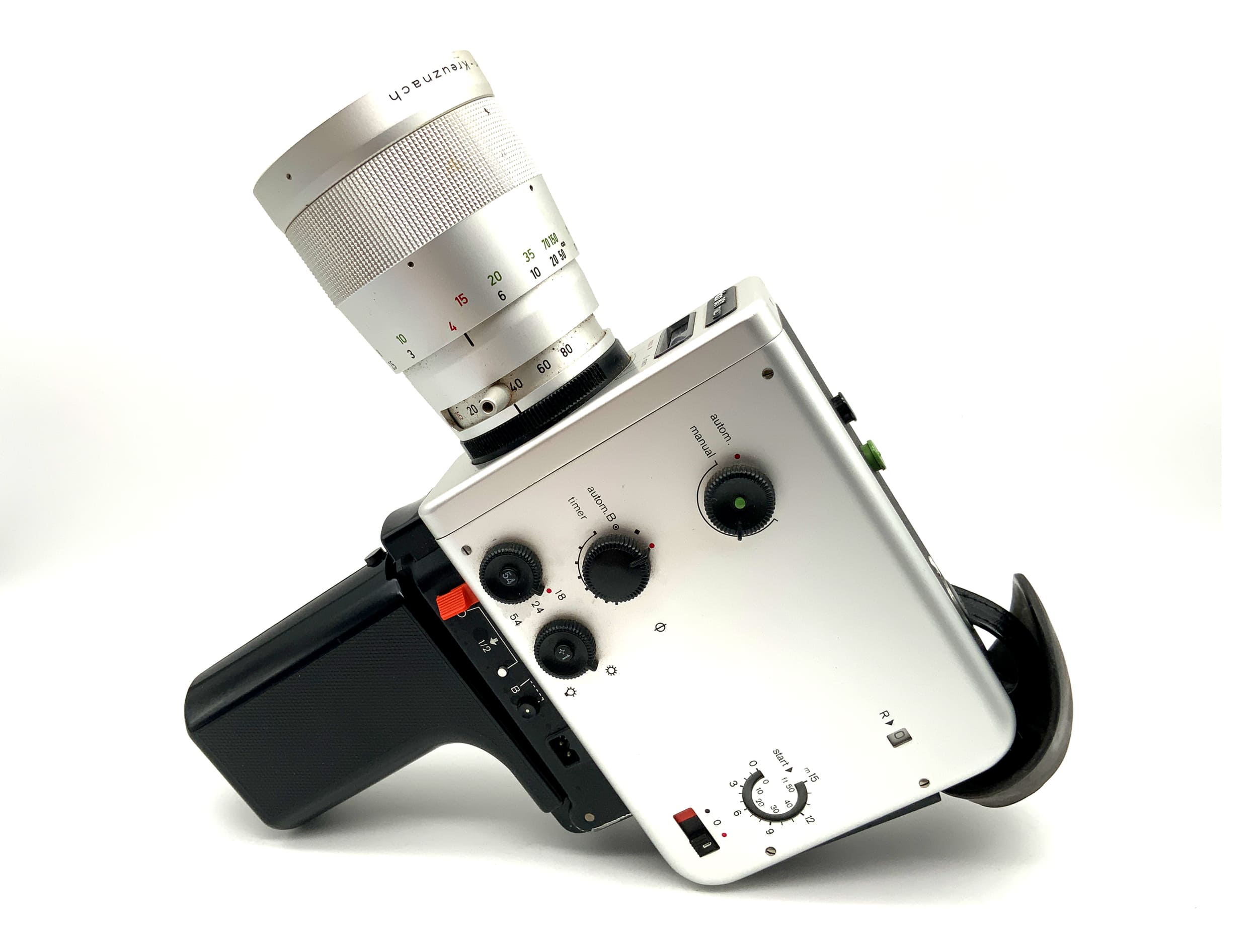 Braun Nizo 801 macro film camera with Macro Variogon 1.8/7-80 Super 8 narrow film