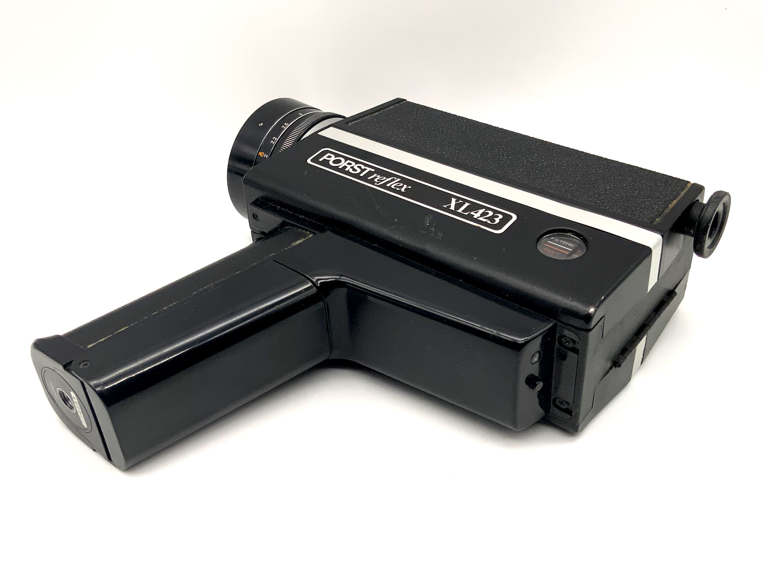 Porst reflex XL423 film camera with Porst Lens F1.1 f=9-22.5mm Super 8 film