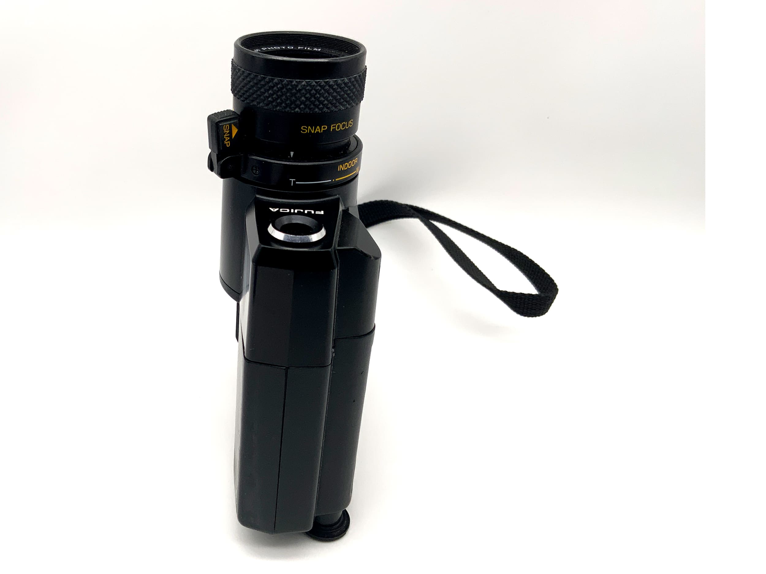 Fujica P2 Zoom film camera with Fujinon-Z 1:1.6 f=10.5-27.5mm single 8mm film