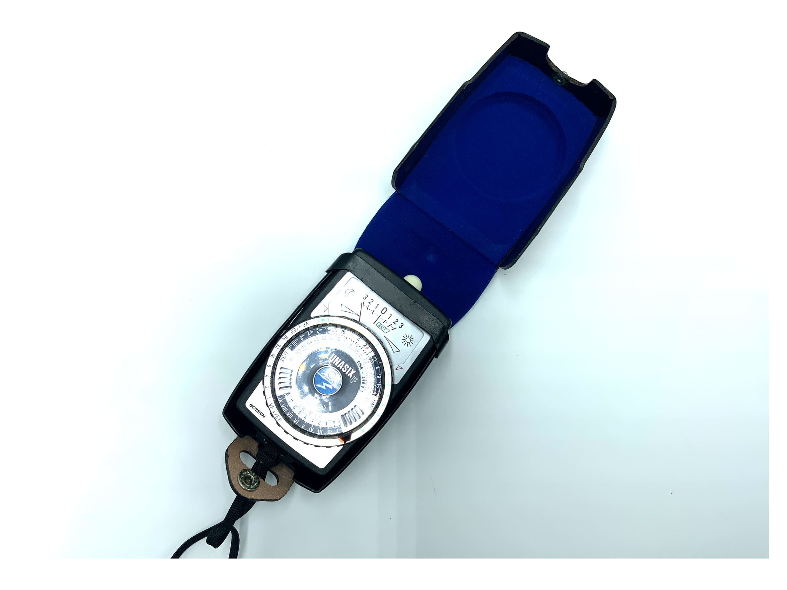 Gossen Lunasix F exposure meter with pocket light meter