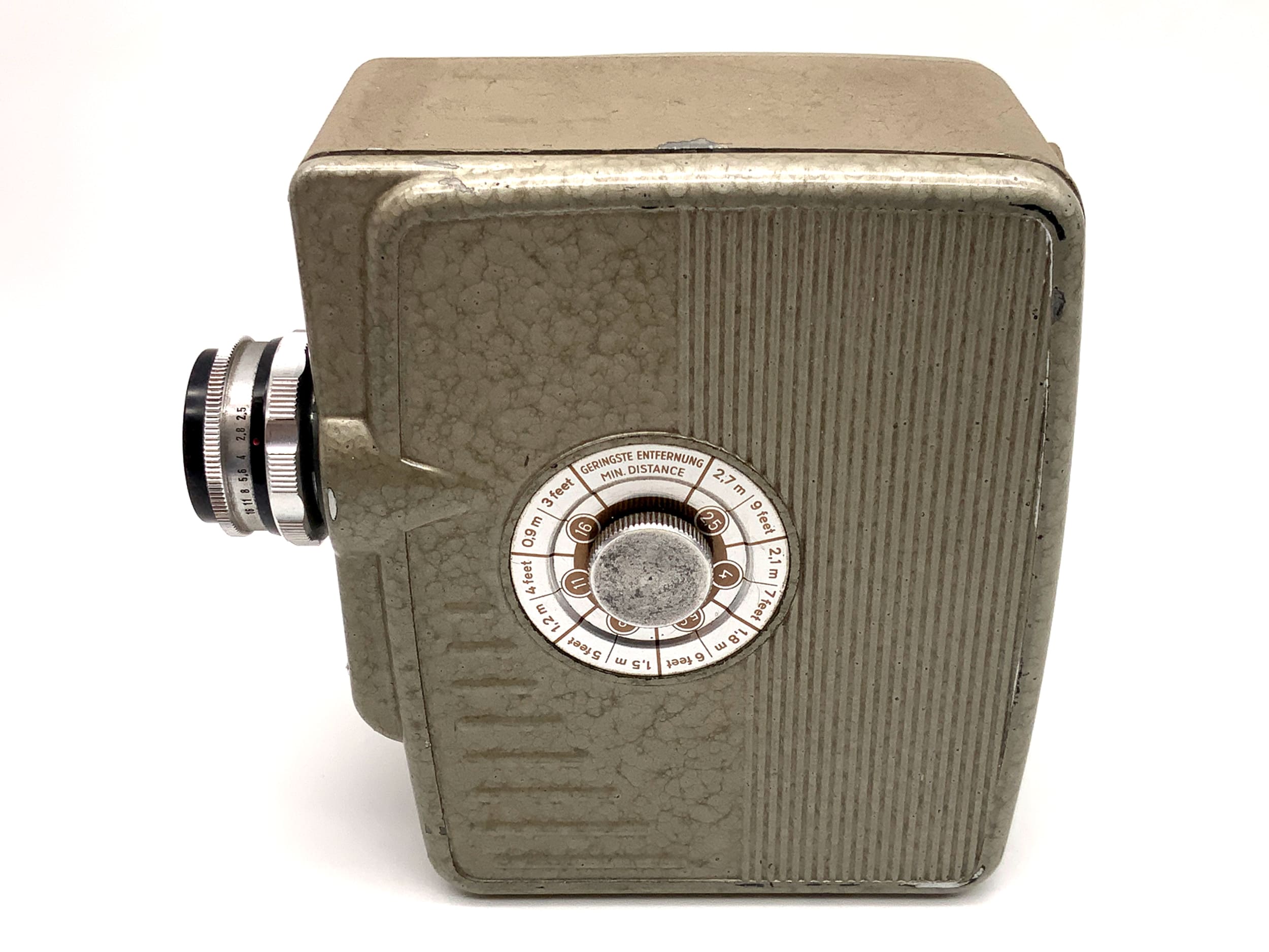 Cima D8 movie camera with Westarit 1:2.5/12.5 double 8mm film lens