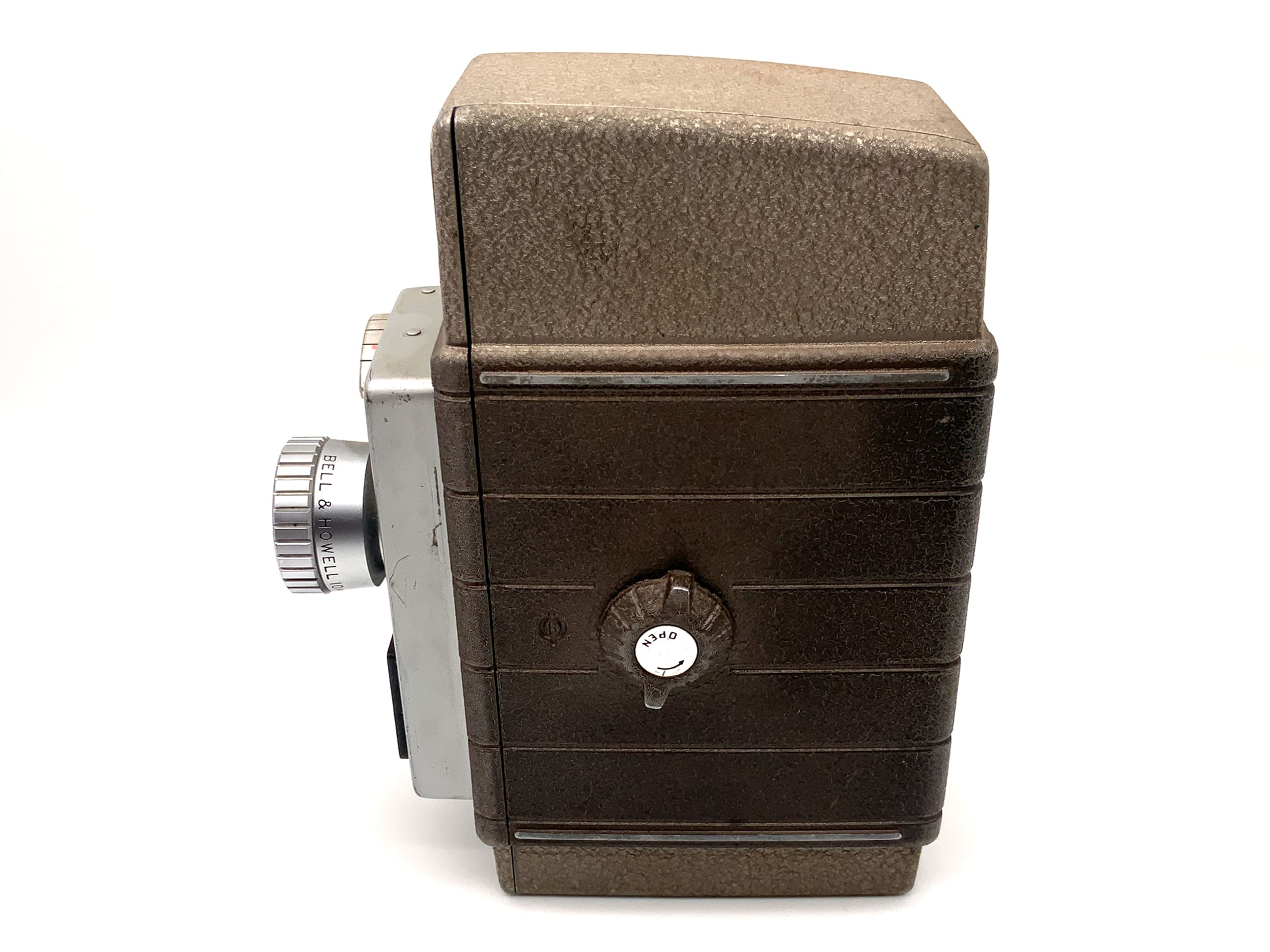 Bell &amp; Howell Electric Eye film camera with 10mm f/2.3 Super Comat dual 8mm lens