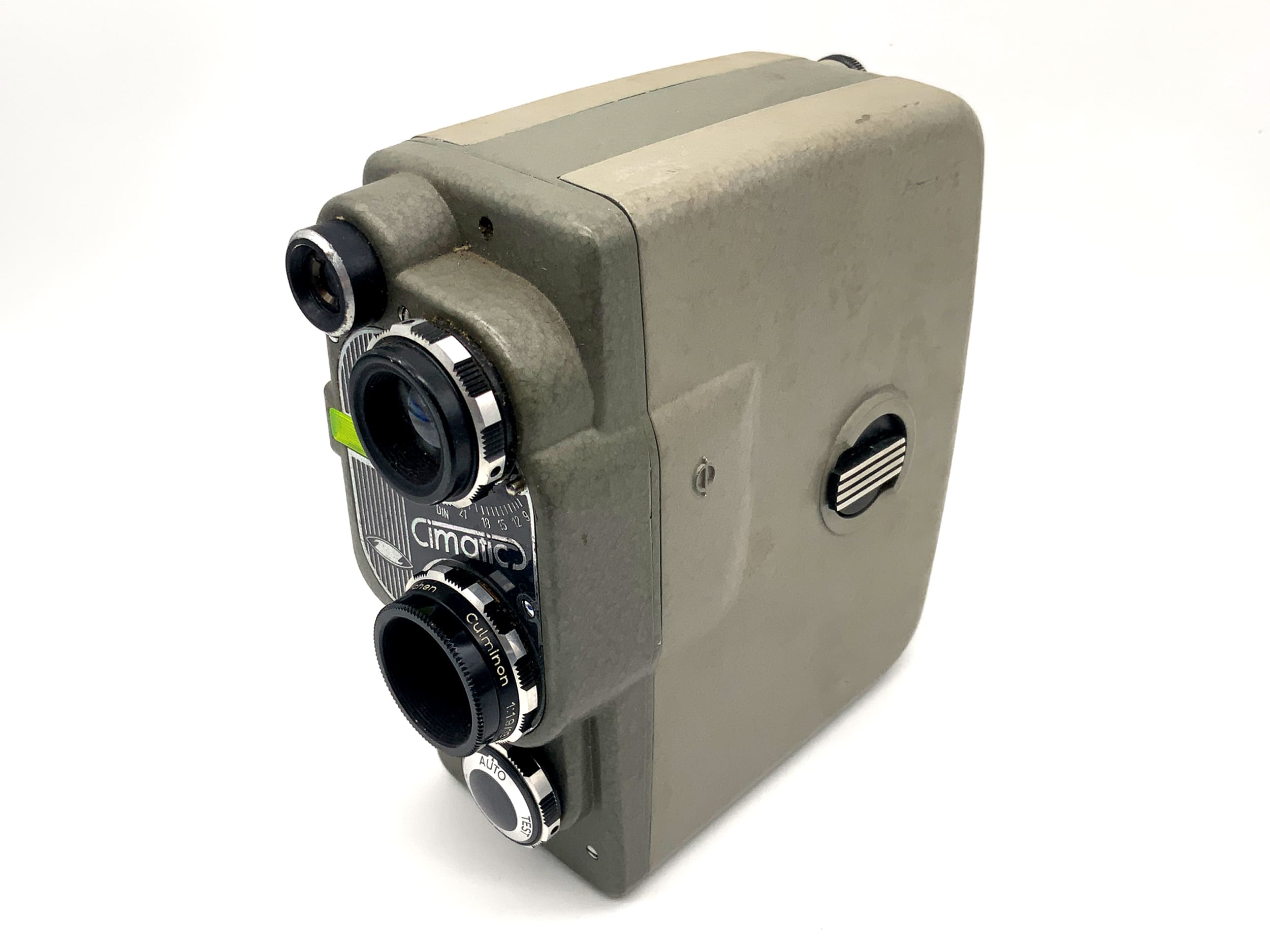 Cima Cimatic film camera with Steinheil culminon 1.1.9/13mm double 8mm film