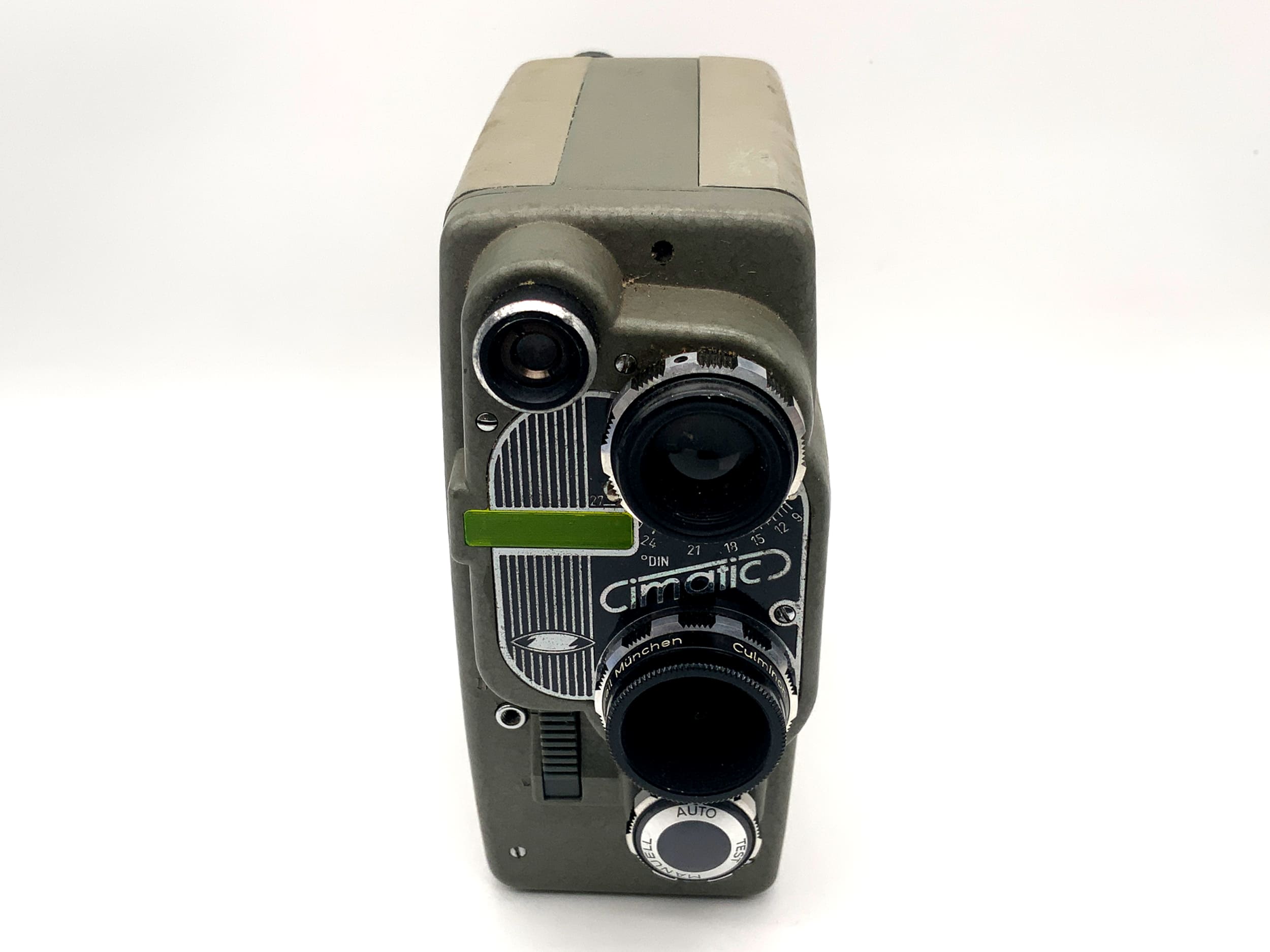 Cima Cimatic film camera with Steinheil culminon 1.1.9/13mm double 8mm film