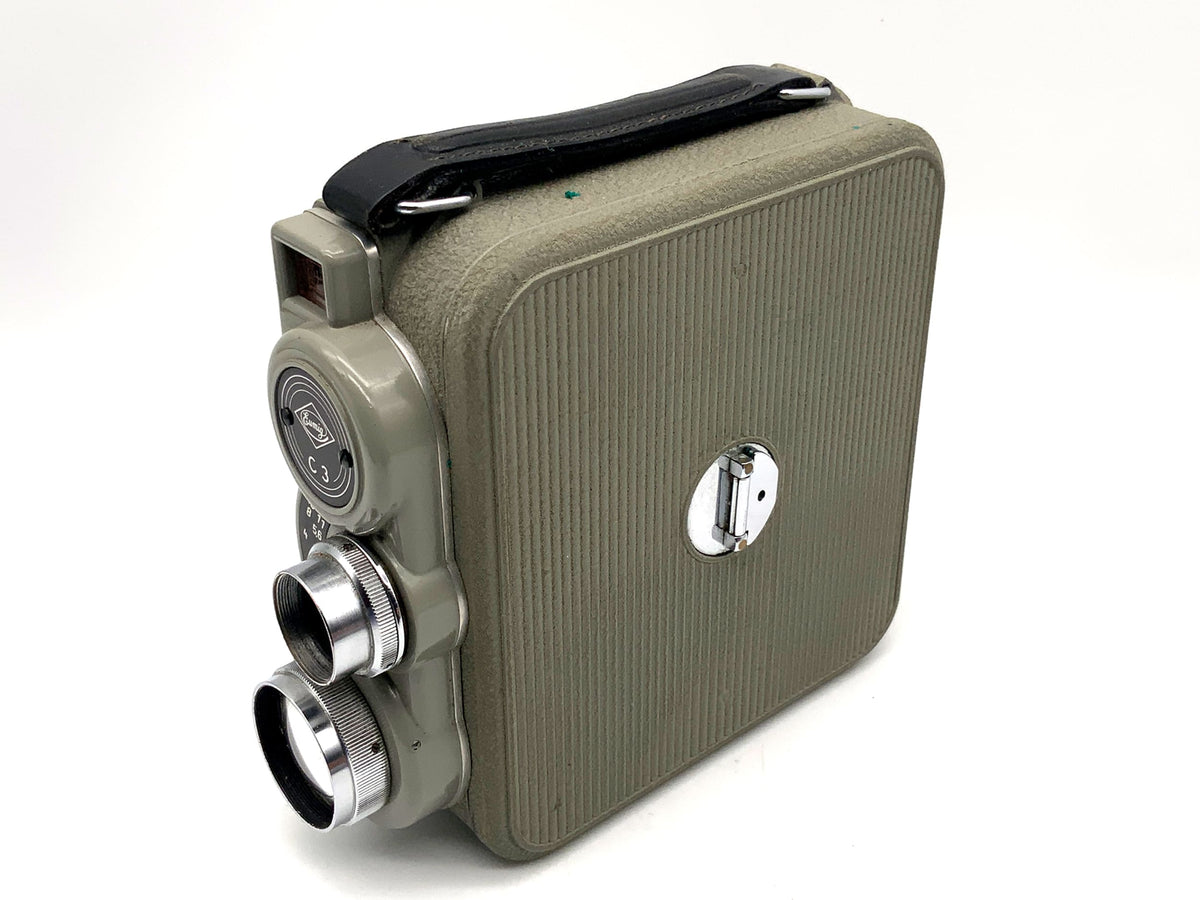 Eumig C3 film camera with Xenoplan 1:1.9/13mm double 8mm film lens