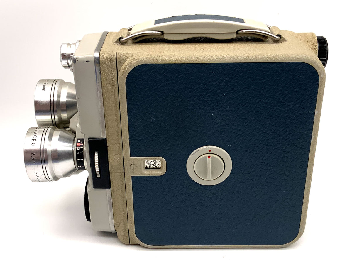 Eumig C3 M film camera with Eumicron 6.25mm + 2 double 8mm film