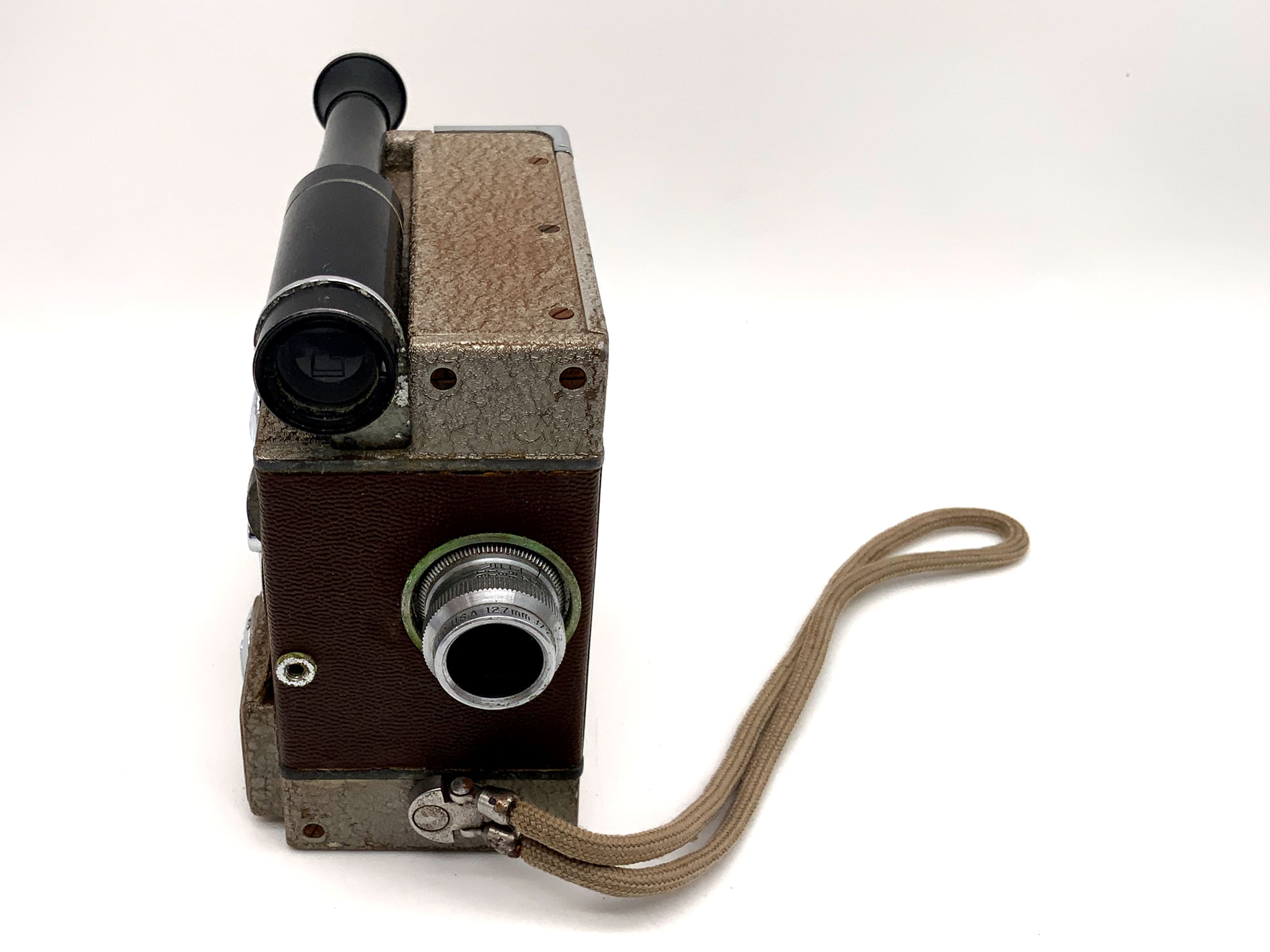 Revere Eight Model Seventy film camera with 12.7mm f/2.8 Animar narrow-gauge film