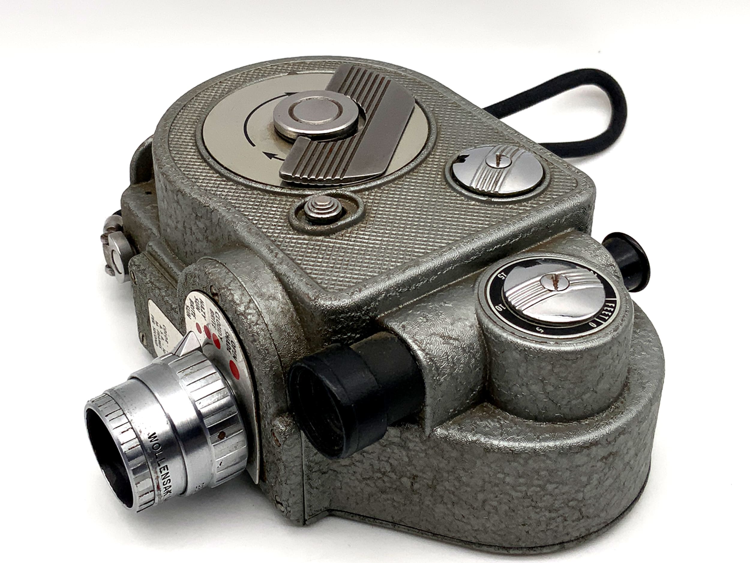 Revere Eightline 81 film camera with Wollensak "1/2" 13mm f/2.5 Raptar dual 8mm lens