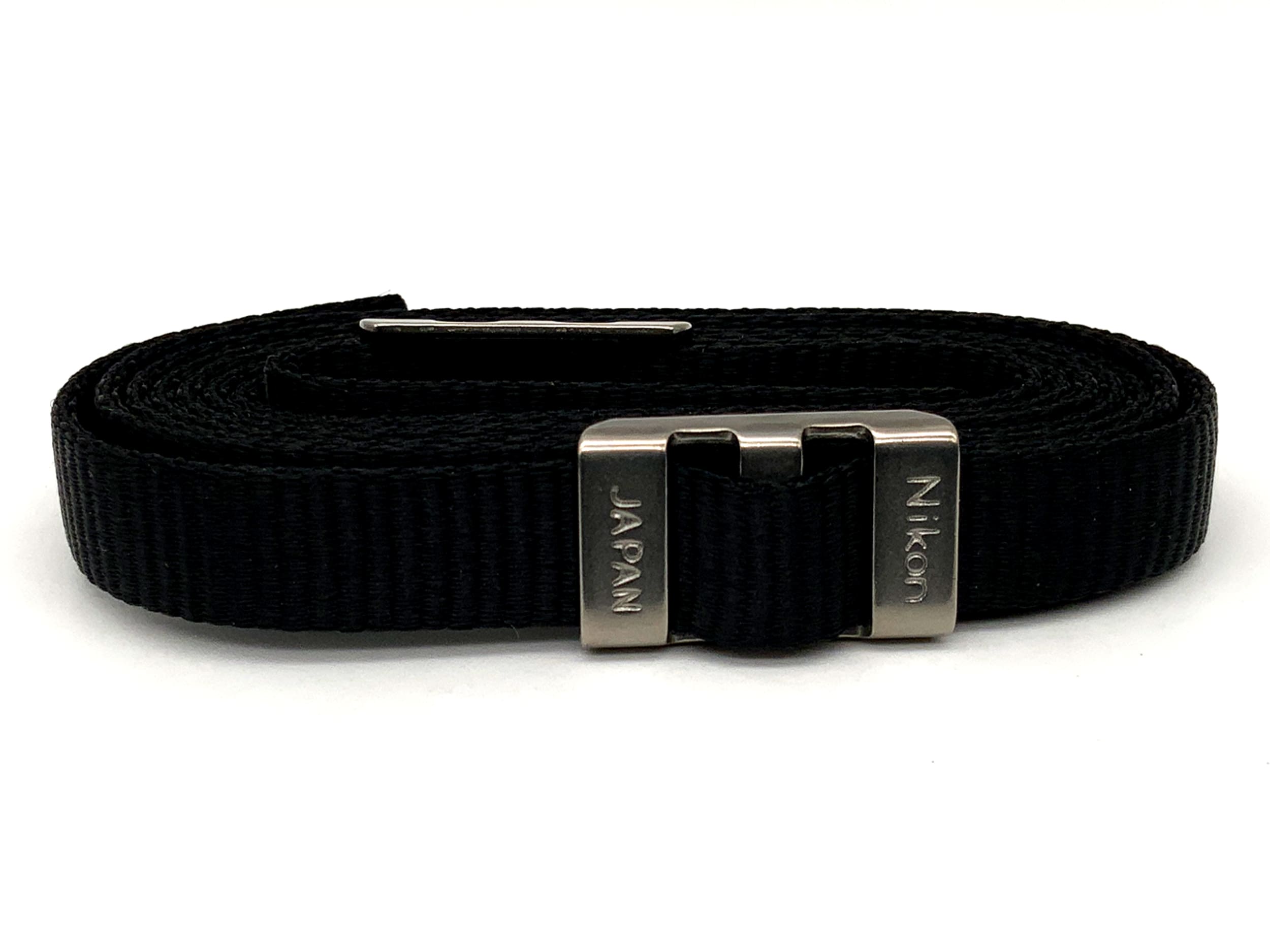 Nikon approx. 11mm wide black neck/shoulder camera strap
