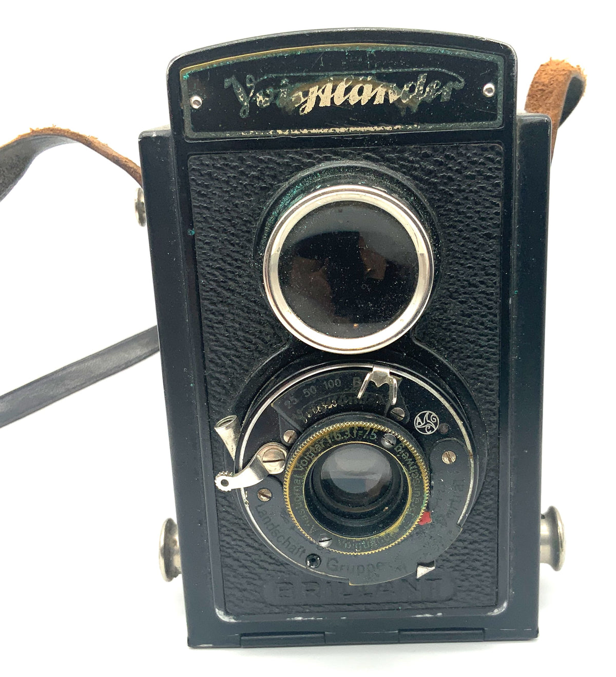 Voigtländer Brillant Boxkamera mit Anastigmat Voigtar 1:6,3/7,5cm Analogkamera