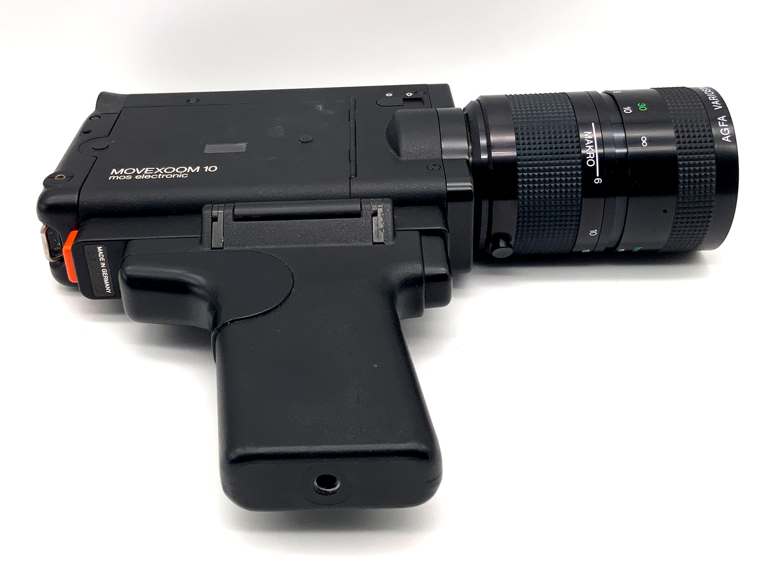 Agfa Movexoom 10 mos electronic film camera with Variostar 1:1.8/6-60 Super 8