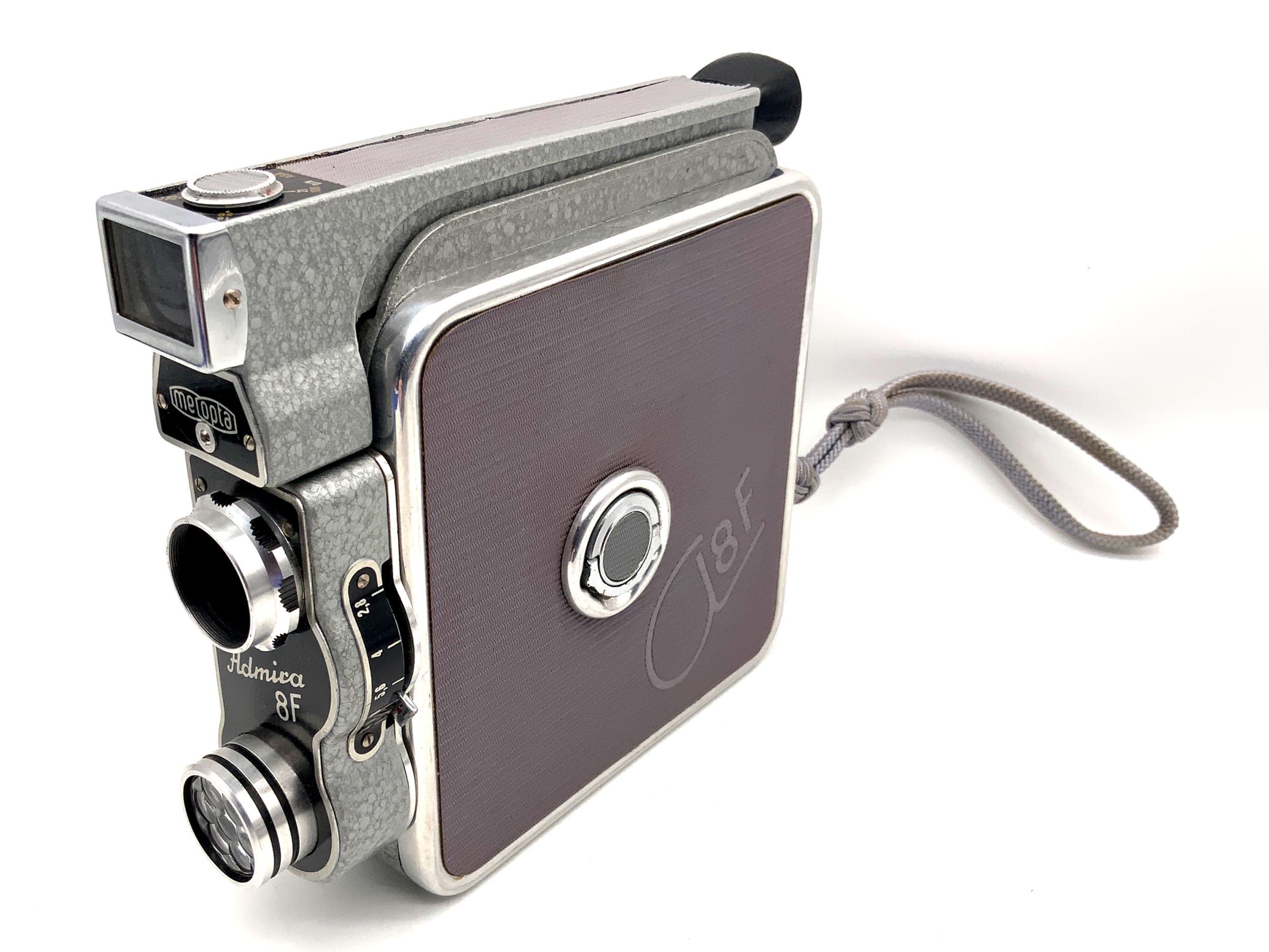 Meopta Admira 8F film camera with Mirar 2.8/12.5 double 8mm film