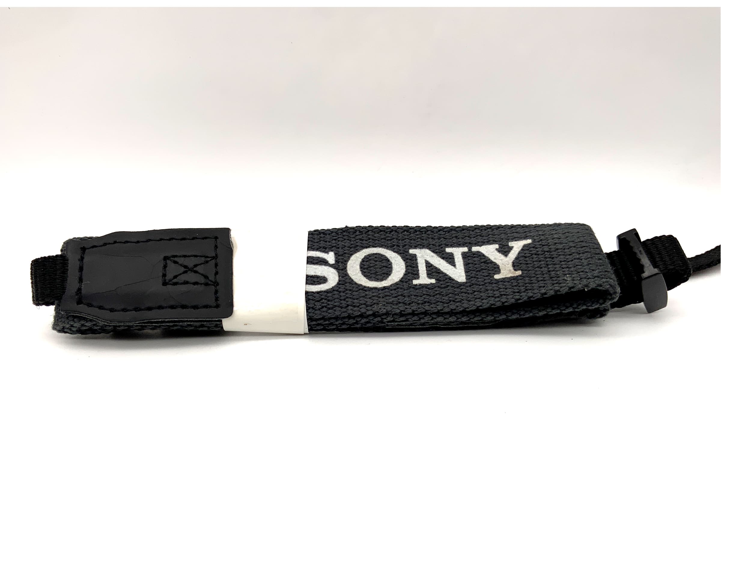 Sony approx. 24mm wide strap grey neck shoulder strap camera strap neck strap