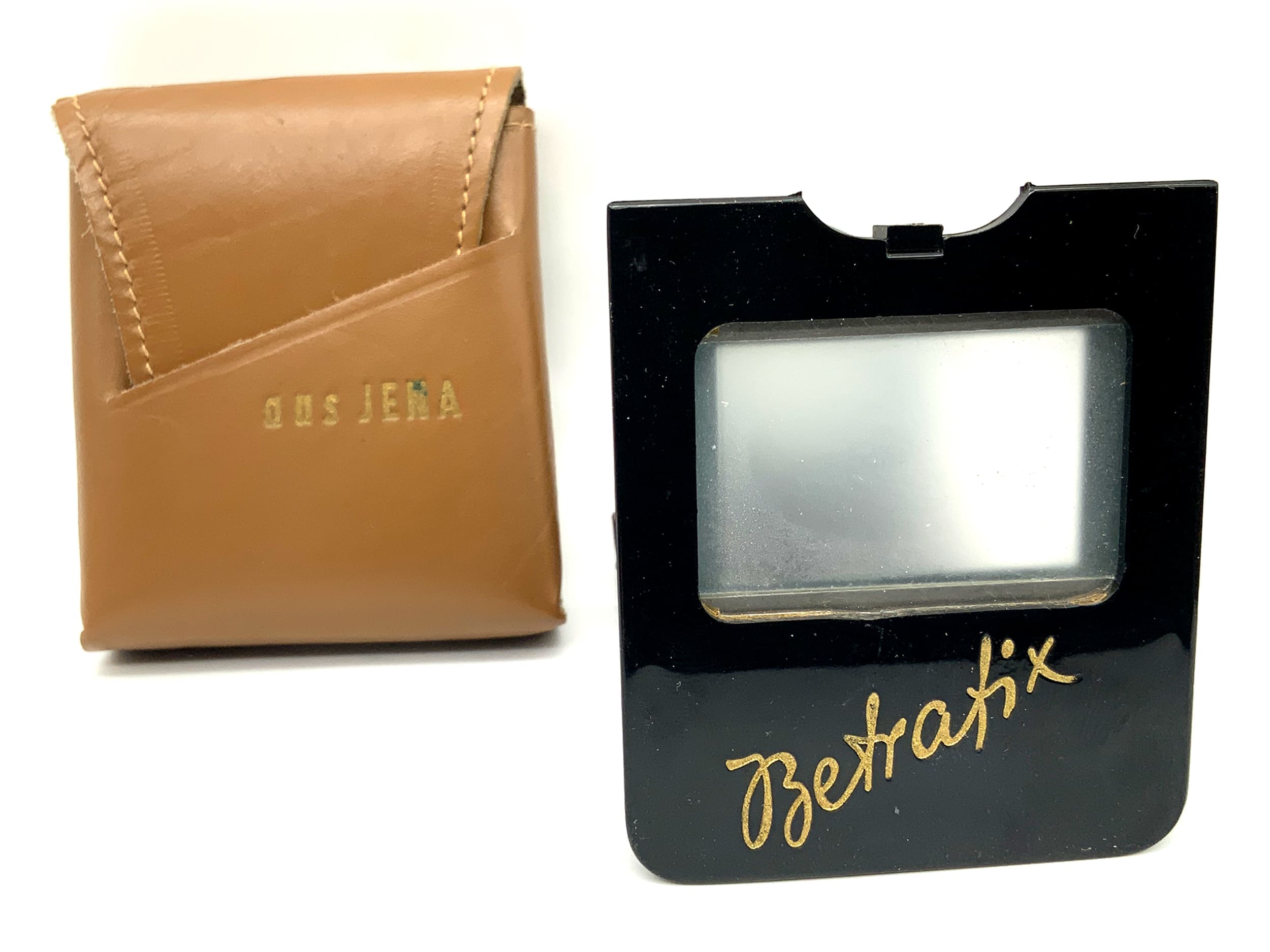 Betrafix Diabetrachter Schwarz Mit Ledertasche
