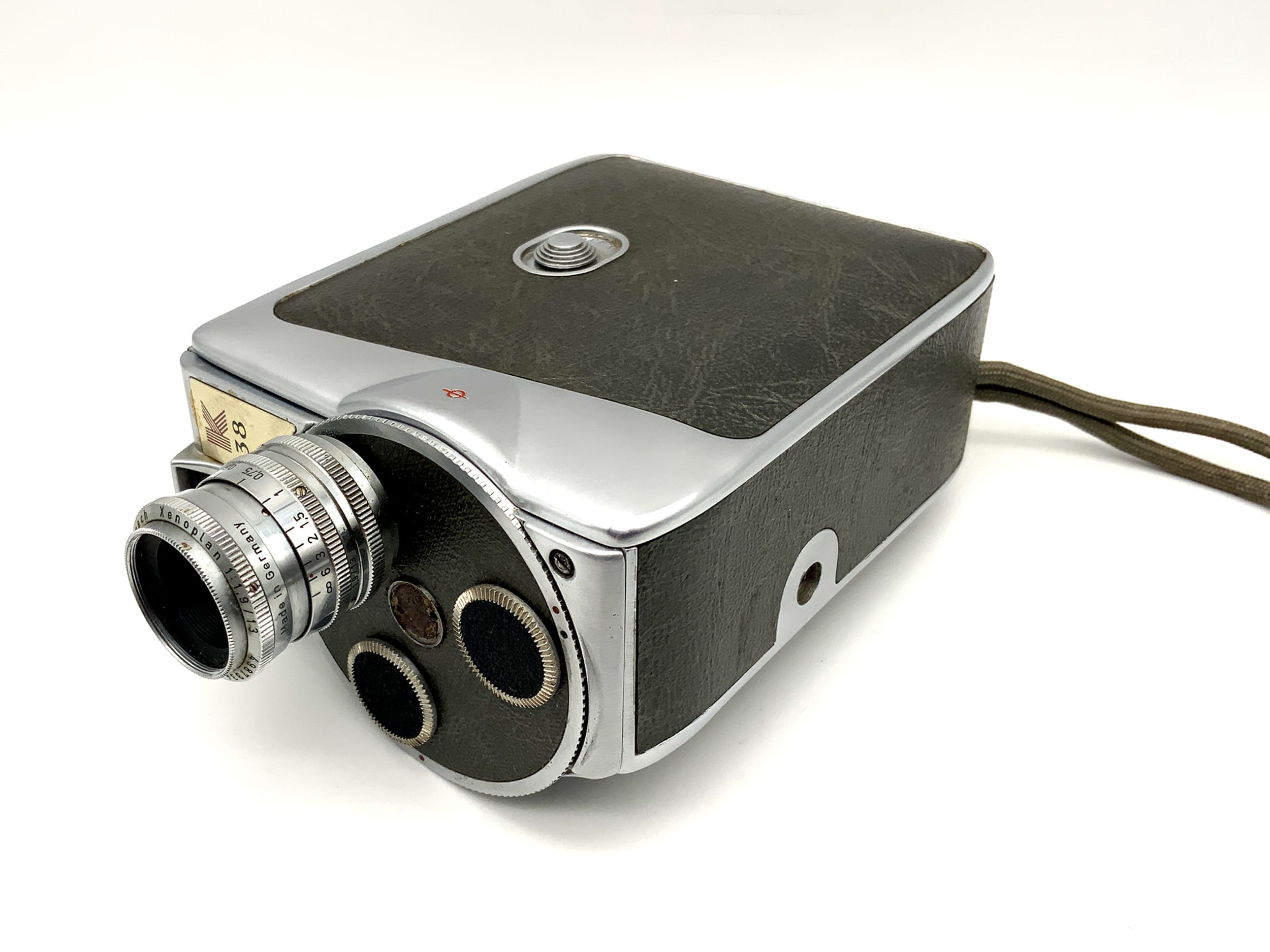 Keystone 38 film camera with Xenoplan 1:1.9/13mm double 8mm film